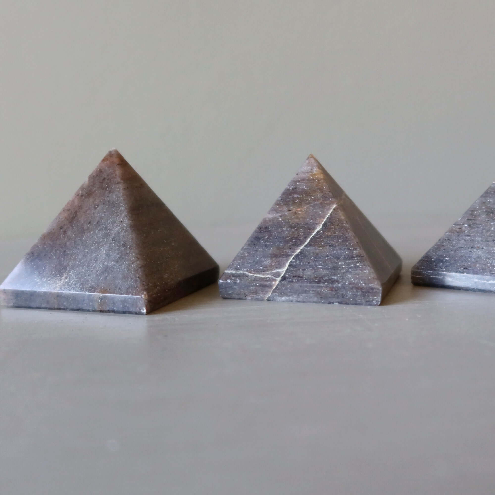 Stormy Gray Aventurine Pyramid Spiritual Utopia