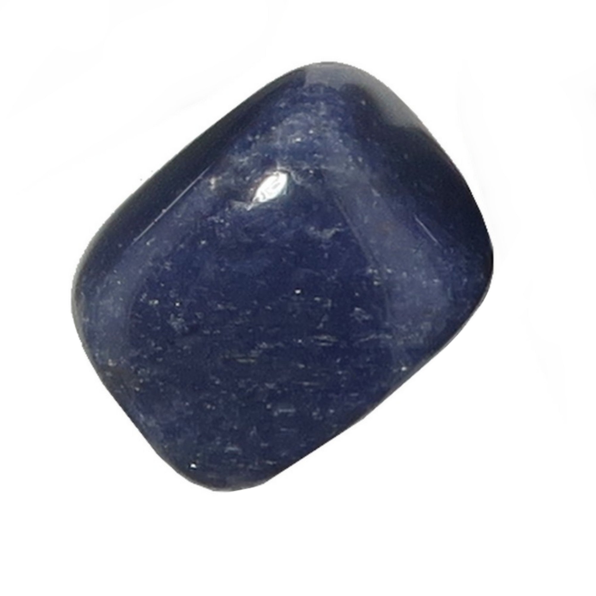 Pierre roulée d'aventurine bleue : Chant d'abondance