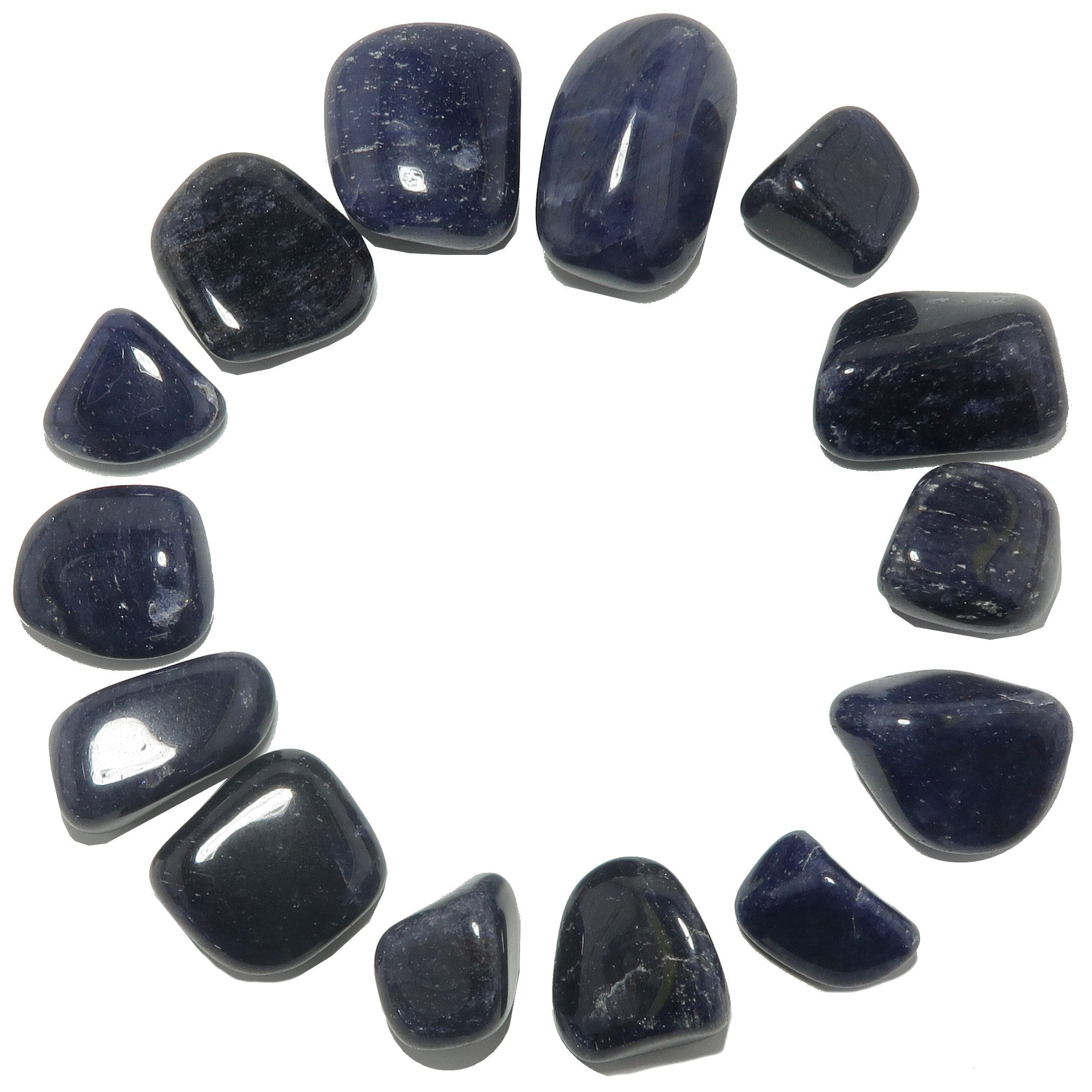 Pierre roulée d'aventurine bleue : Chant d'abondance