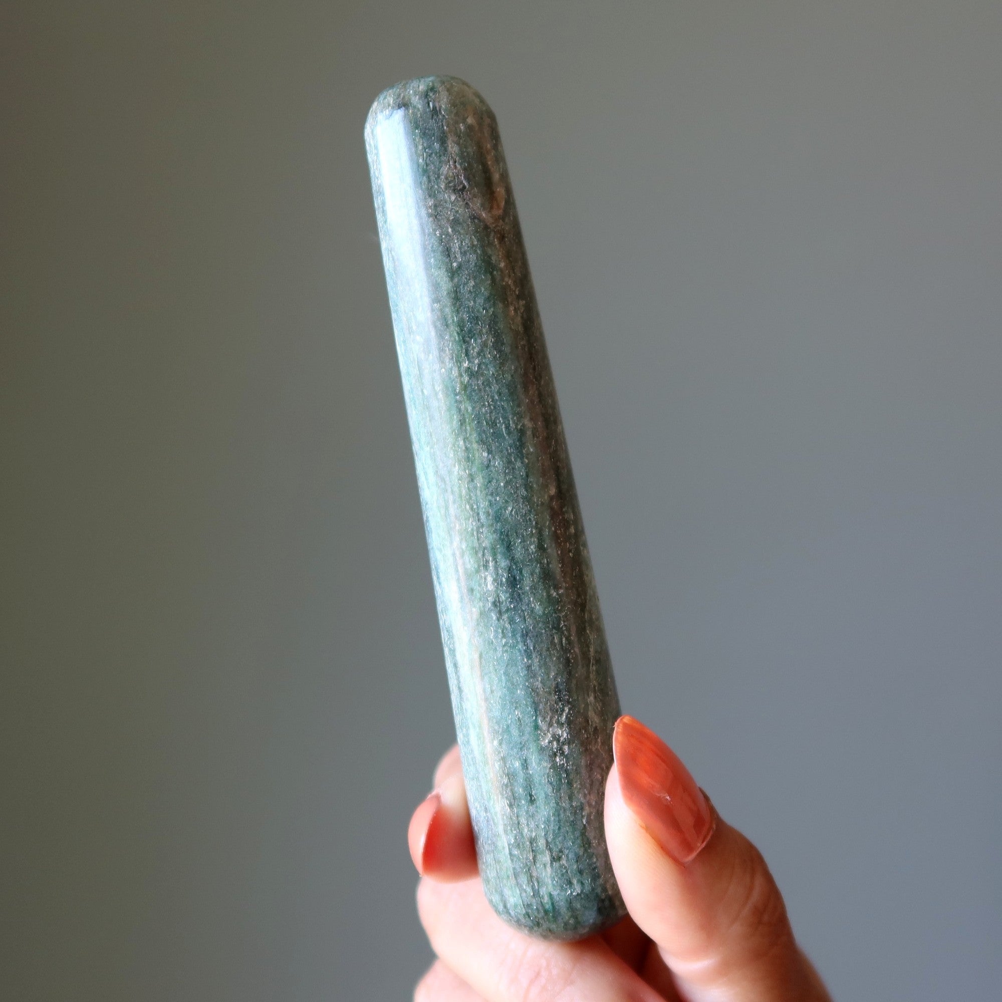 Grüner Aventurin Massagestab Geldfluss