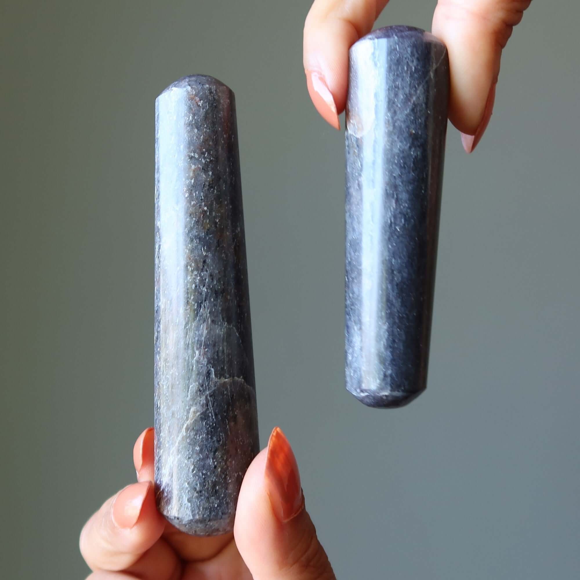 Miracles de la baguette de massage en aventurine bleu nuit