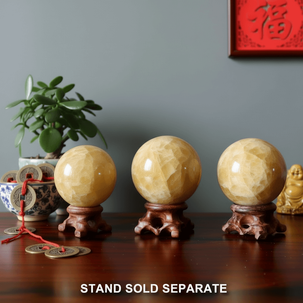 Golden Aventurine Sphere Super Manifestation Crystal Ball
