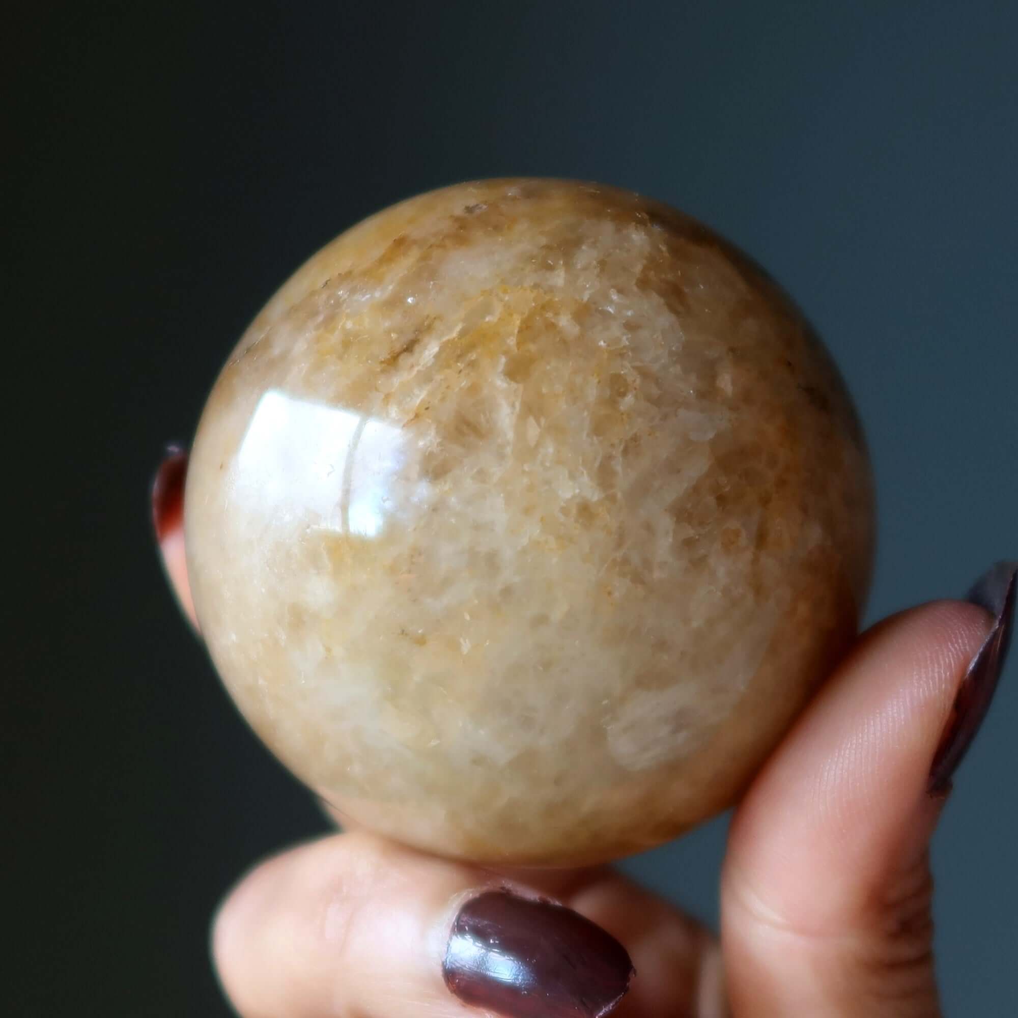 Golden Aventurine Sphere Super Manifestation Crystal Ball