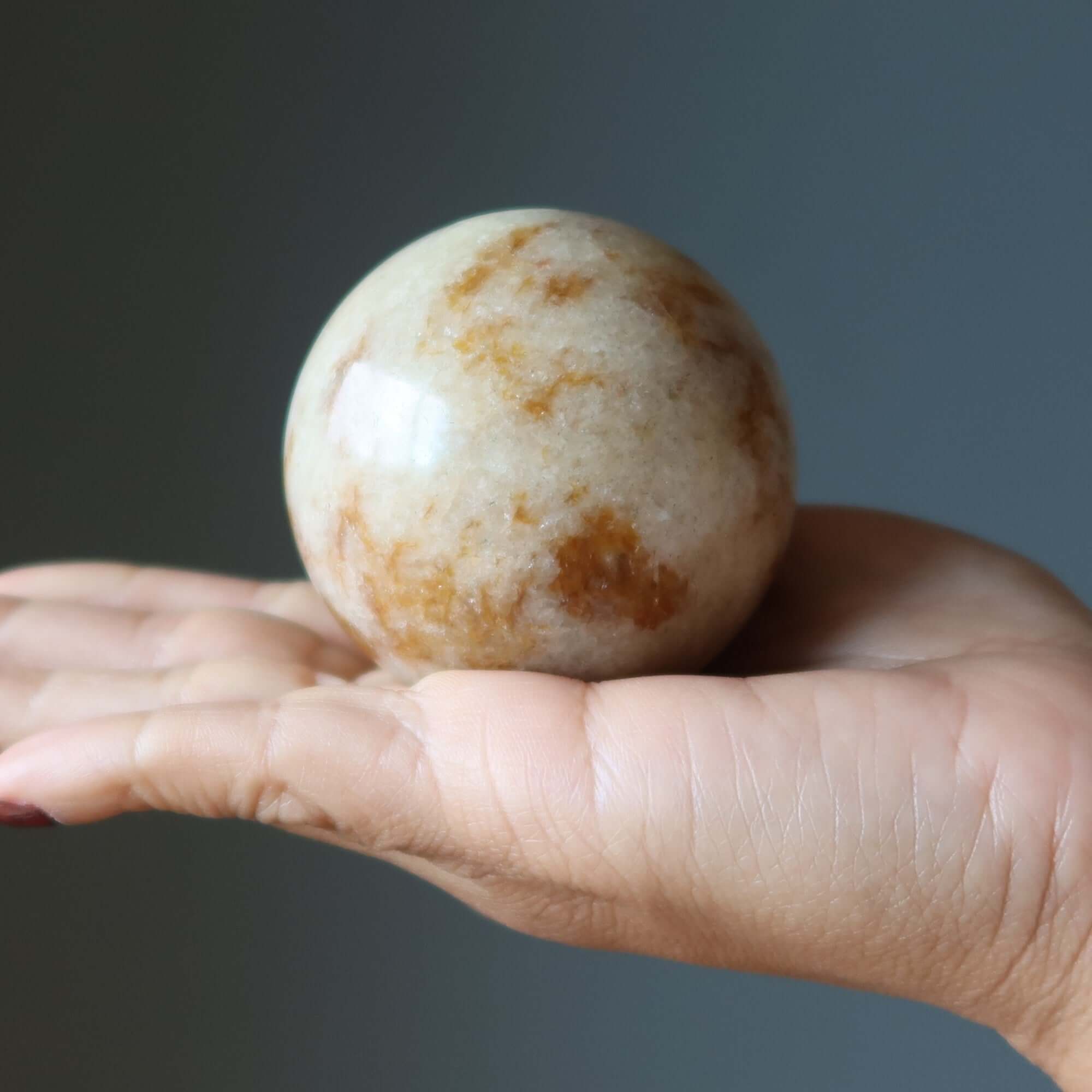 Golden Aventurine Sphere Super Manifestation Crystal Ball