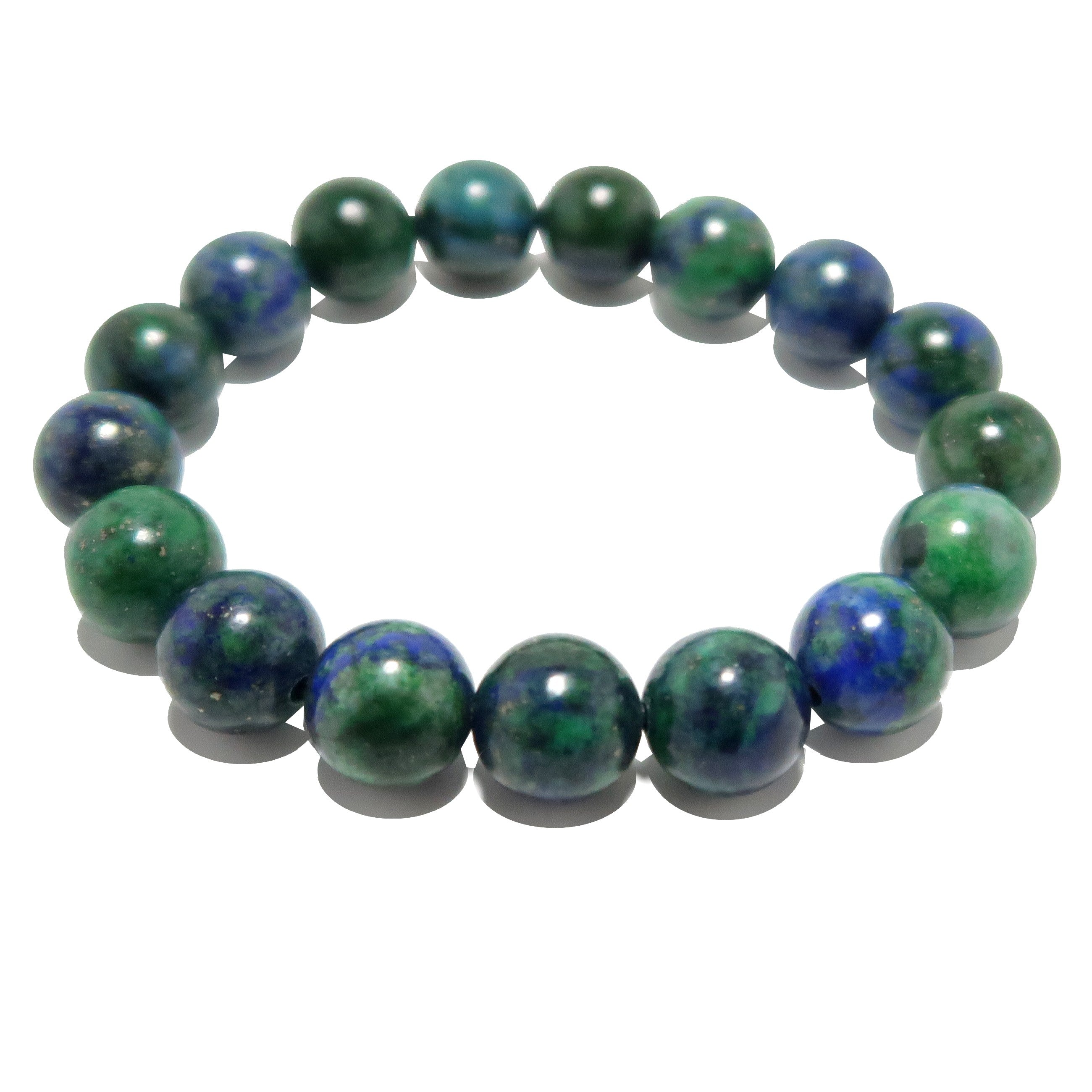 Bracelet Azurite Malachite Pierre d'Essence Terrestre