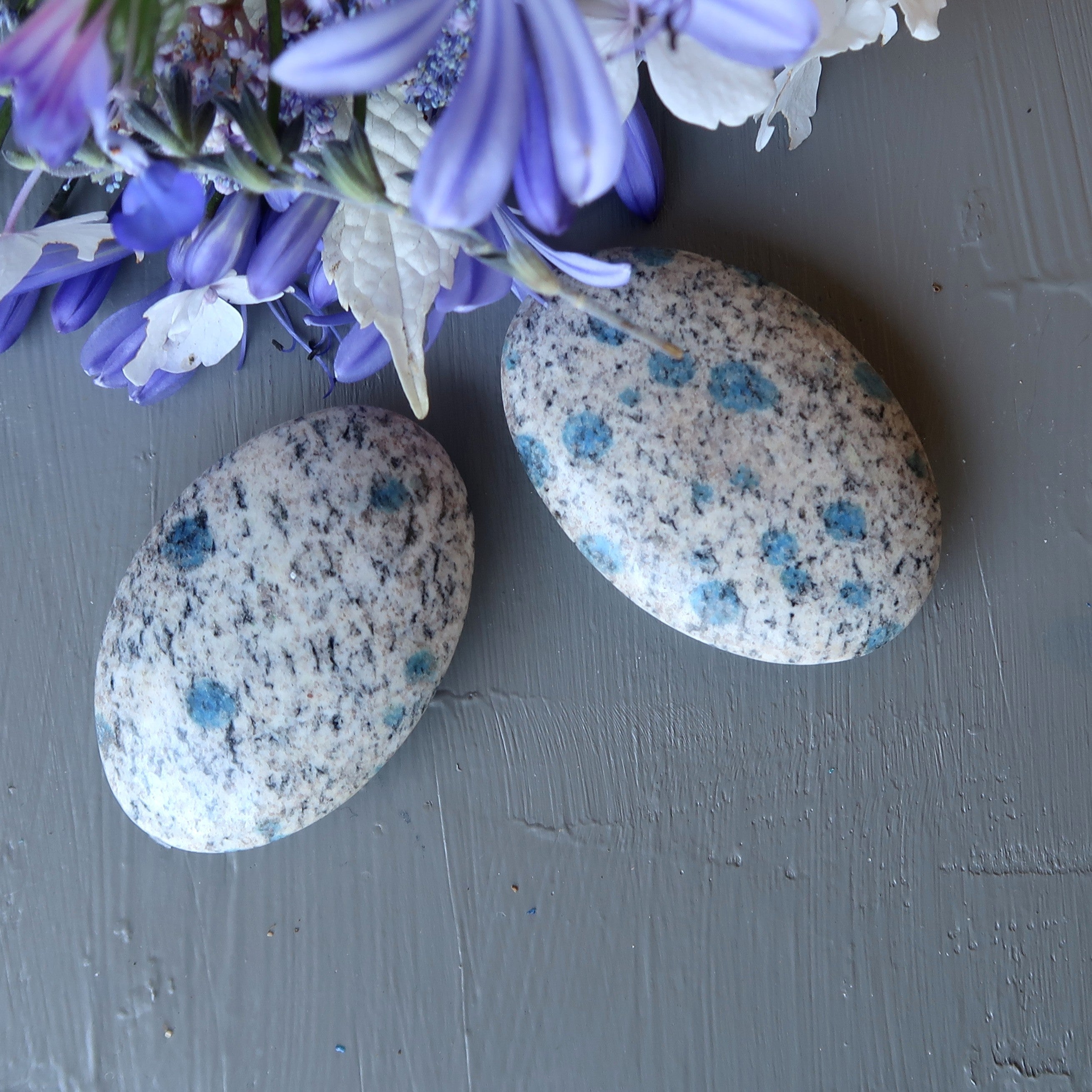 Azurite Palm Stone Bundle Smart Meditation Set of 3