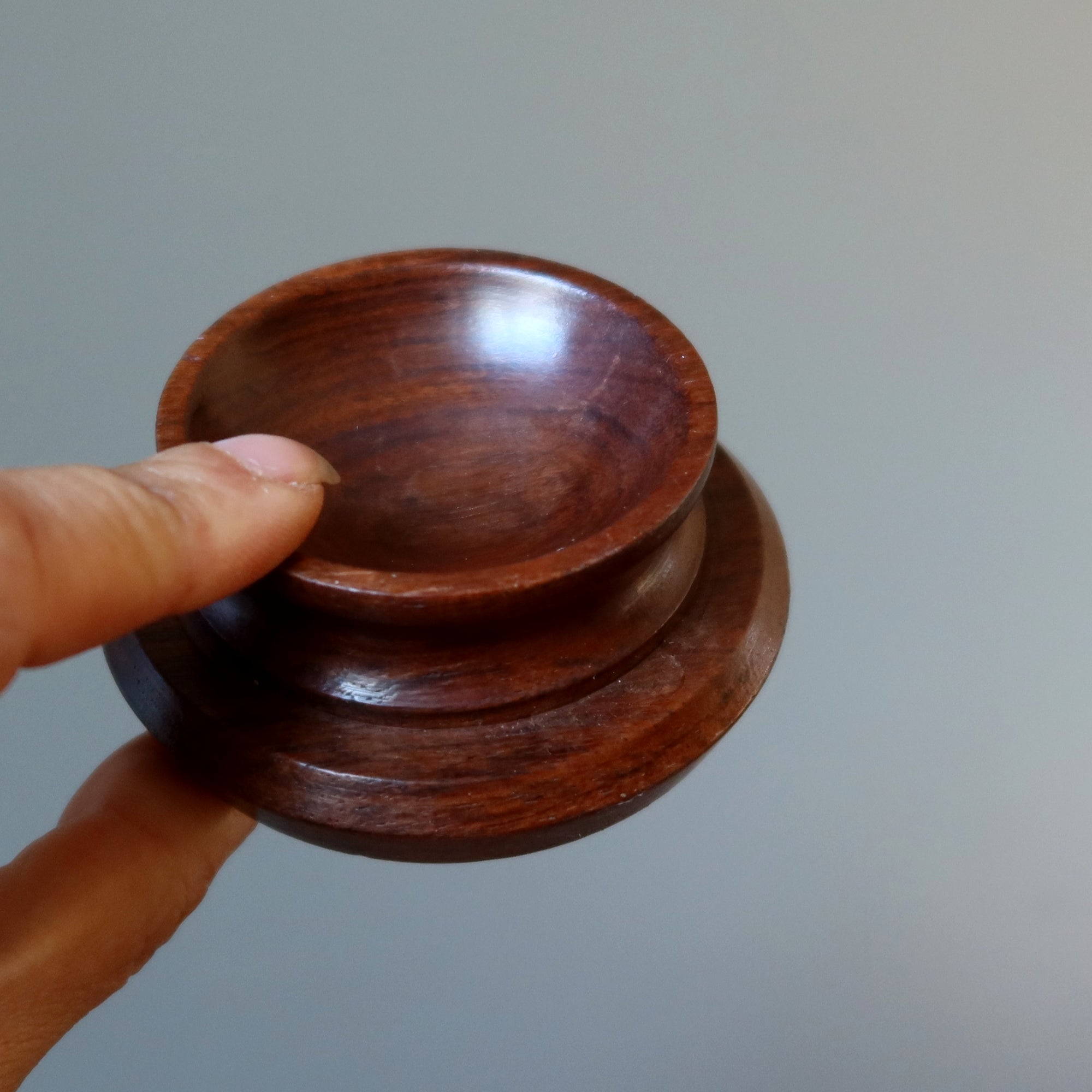 Display Stand Rosewood for Ball Egg and Stones