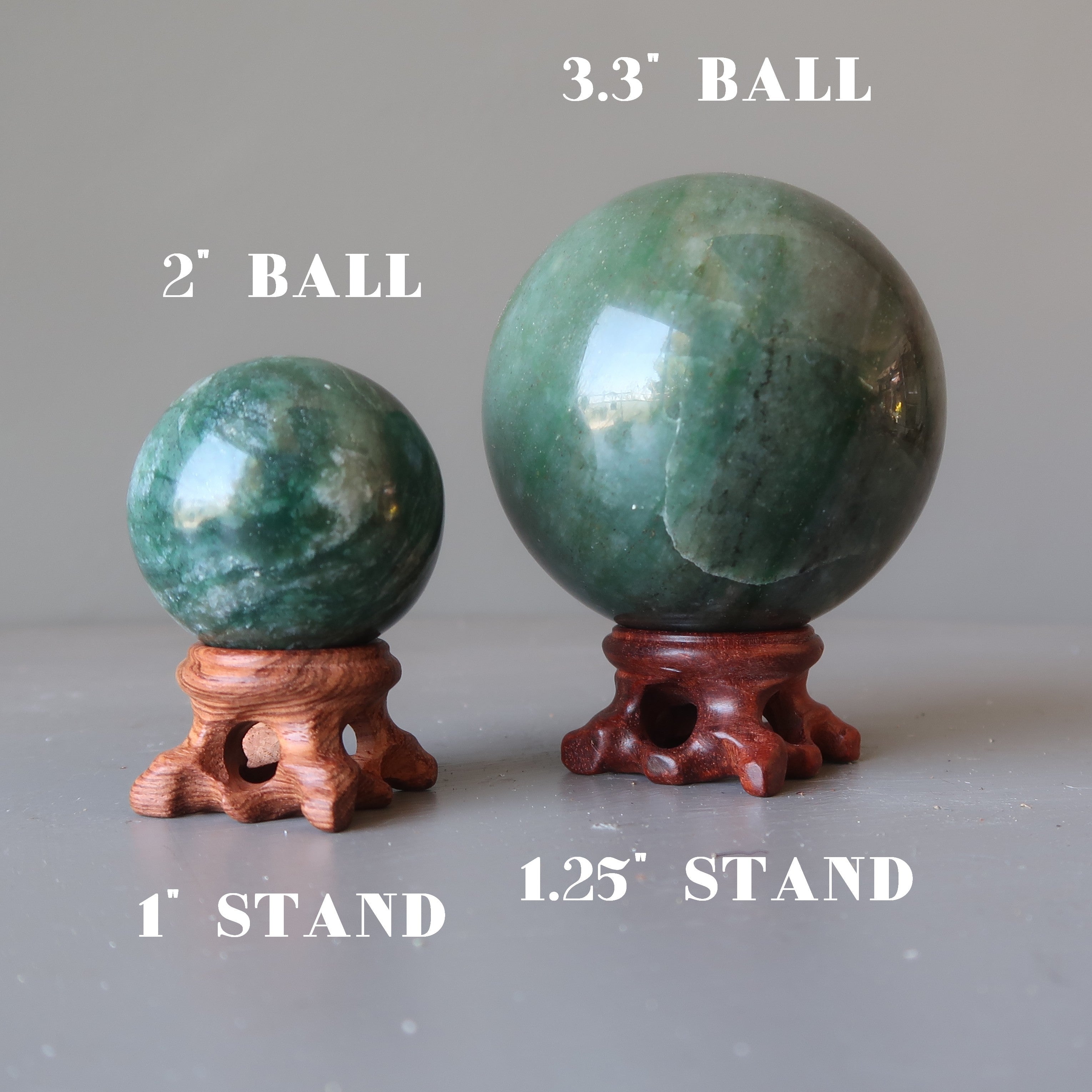 Présentoir en bois rustique pour boule, œuf et pierres