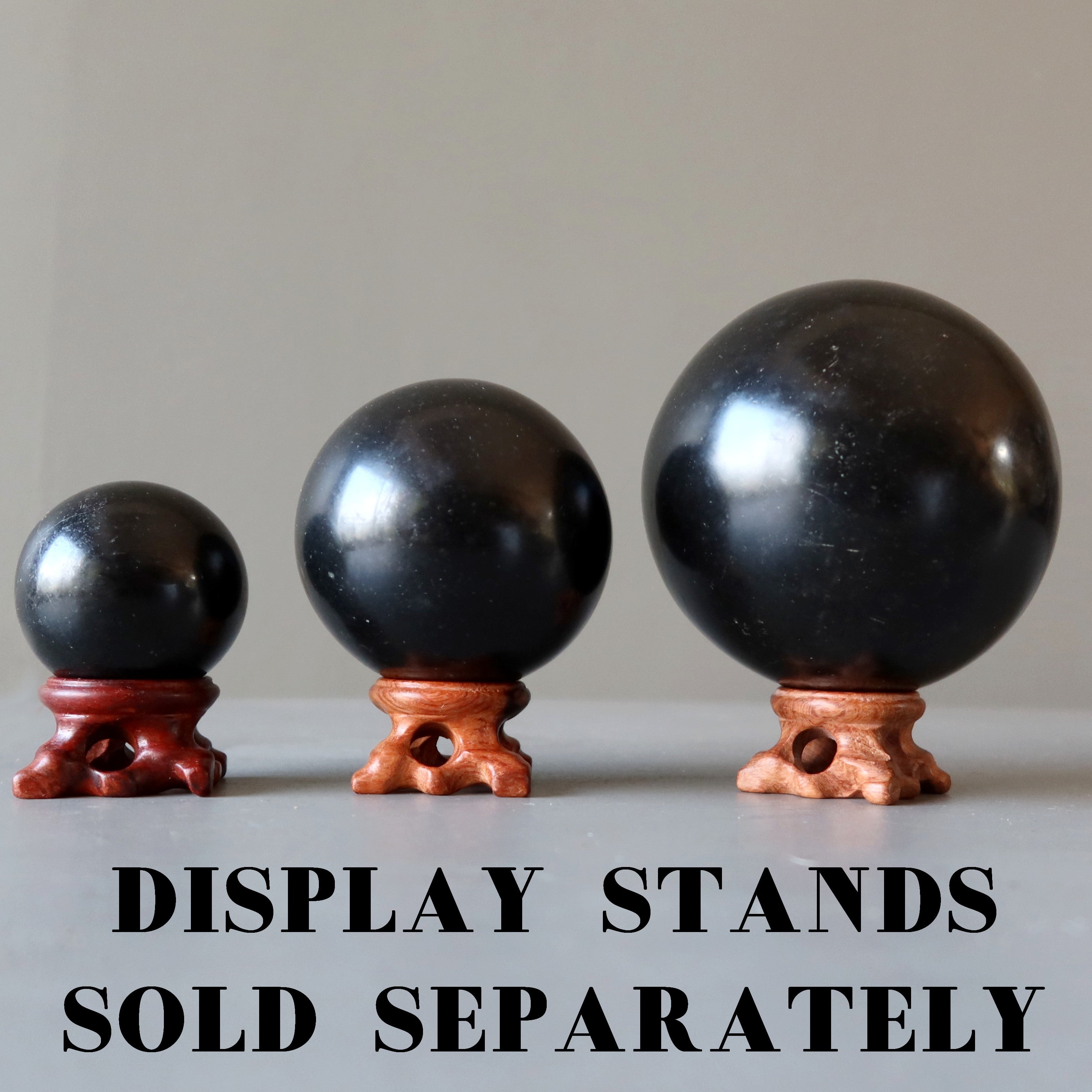 Basalt Sphere Lava Black Protection Crystal Ball