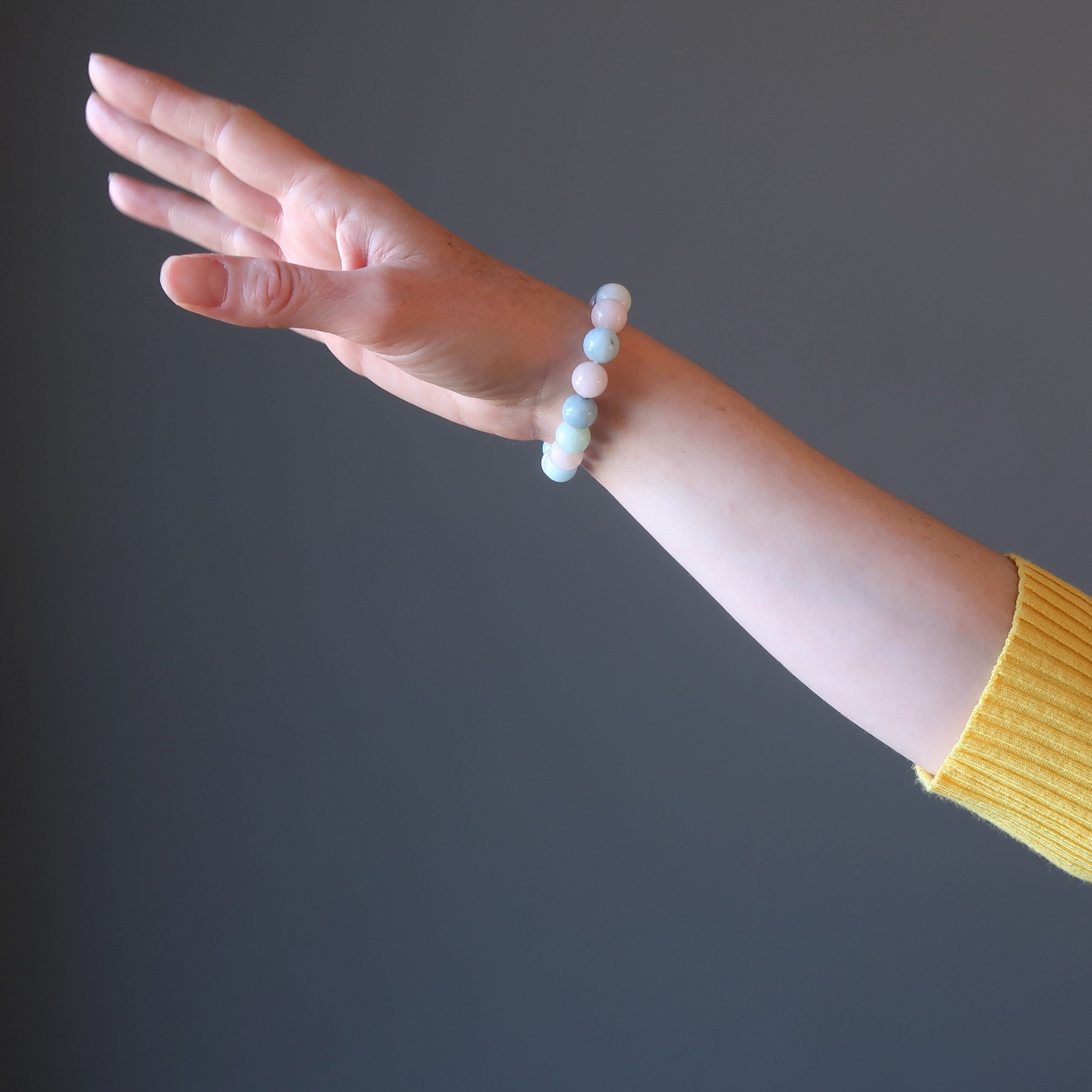 Beryll Armband Mix Pastell Aquamarin Morganit Heliodor