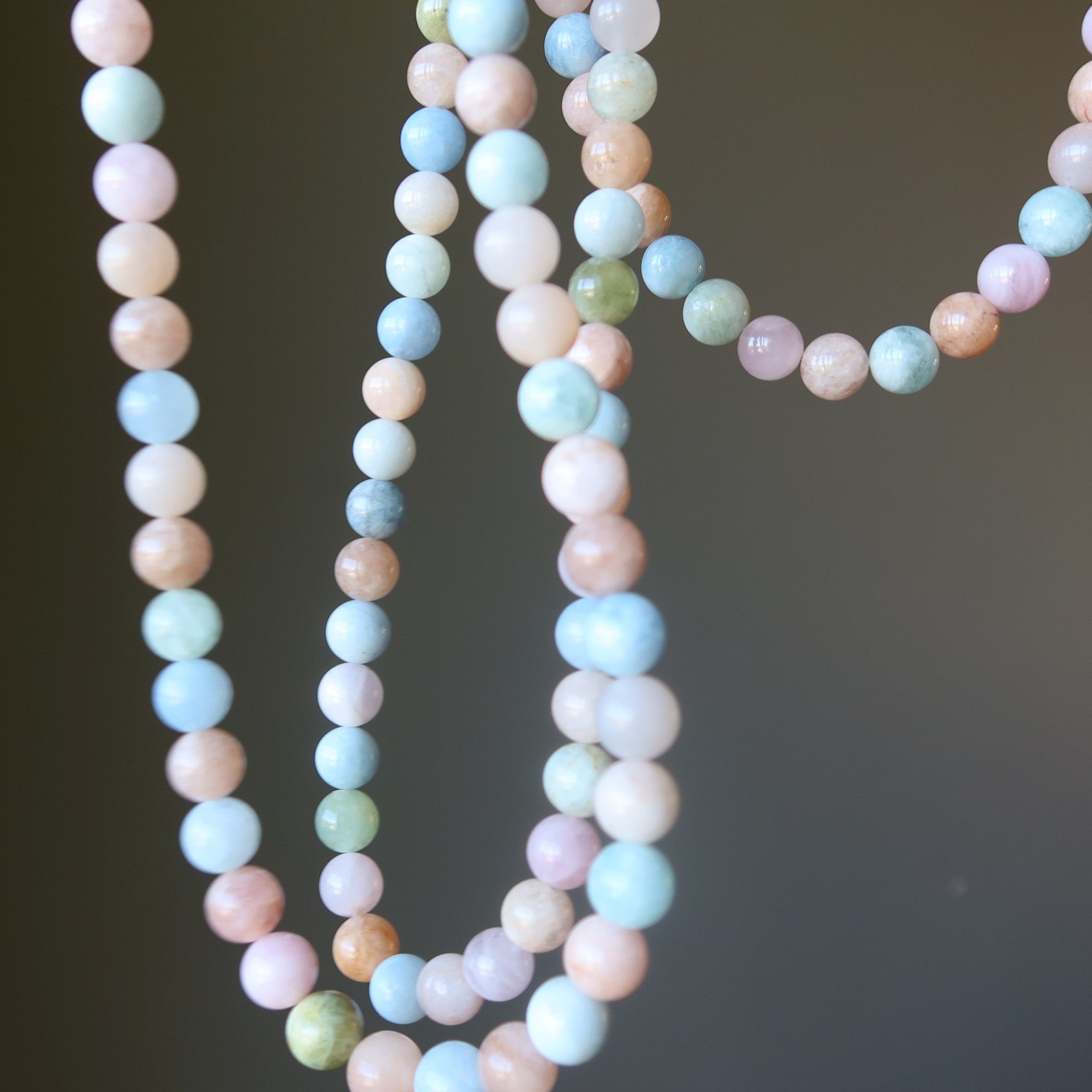 Beryl Necklace Aquamarine Morganite Heliodor