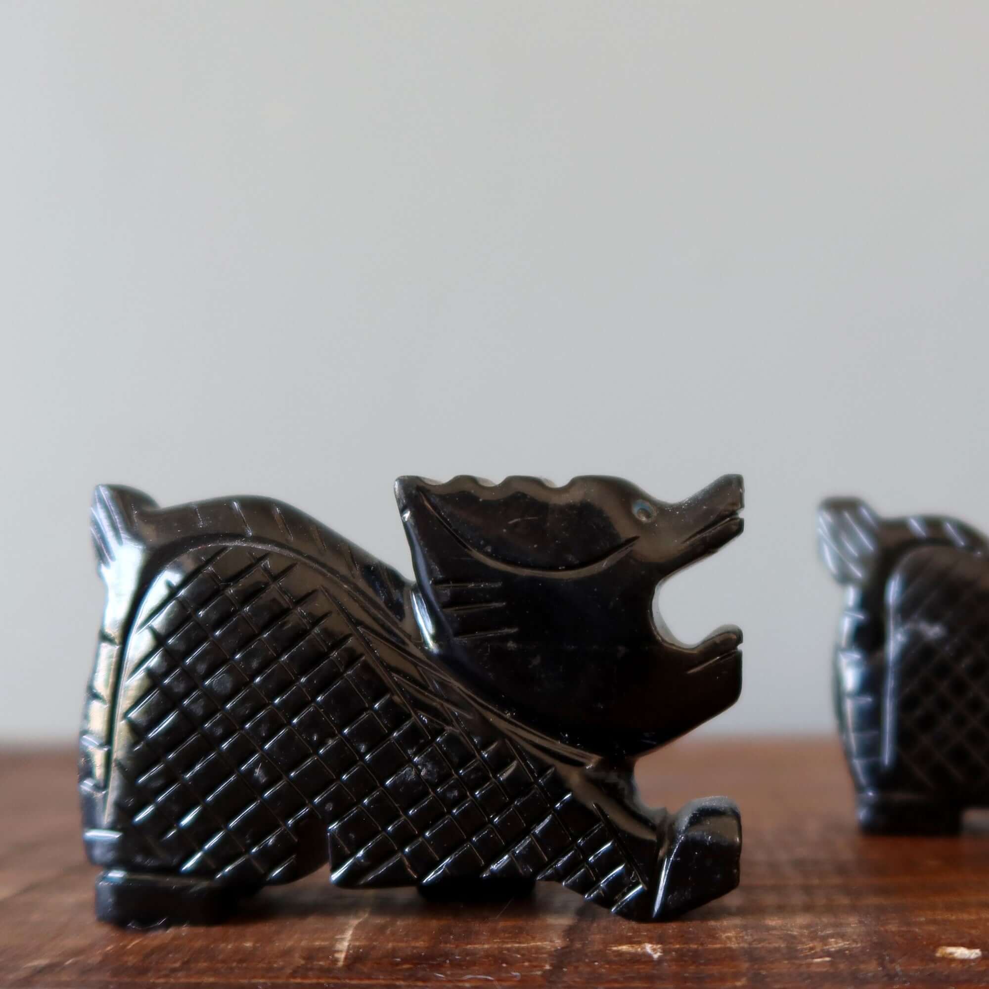 Dragonnets noirs Protégez vos Cristaux de Joie