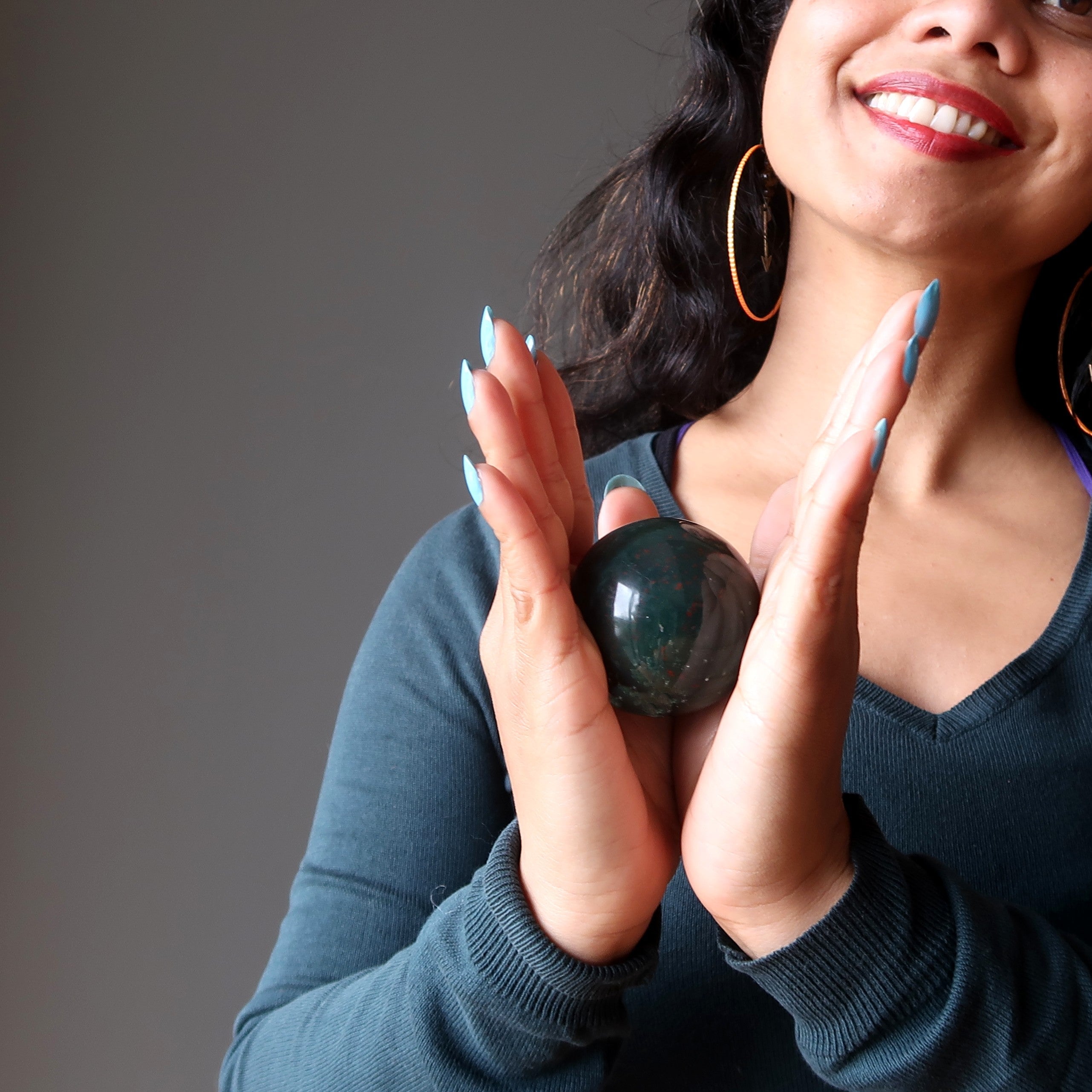 Bloodstone Sphere Go Getter Crystal Ball