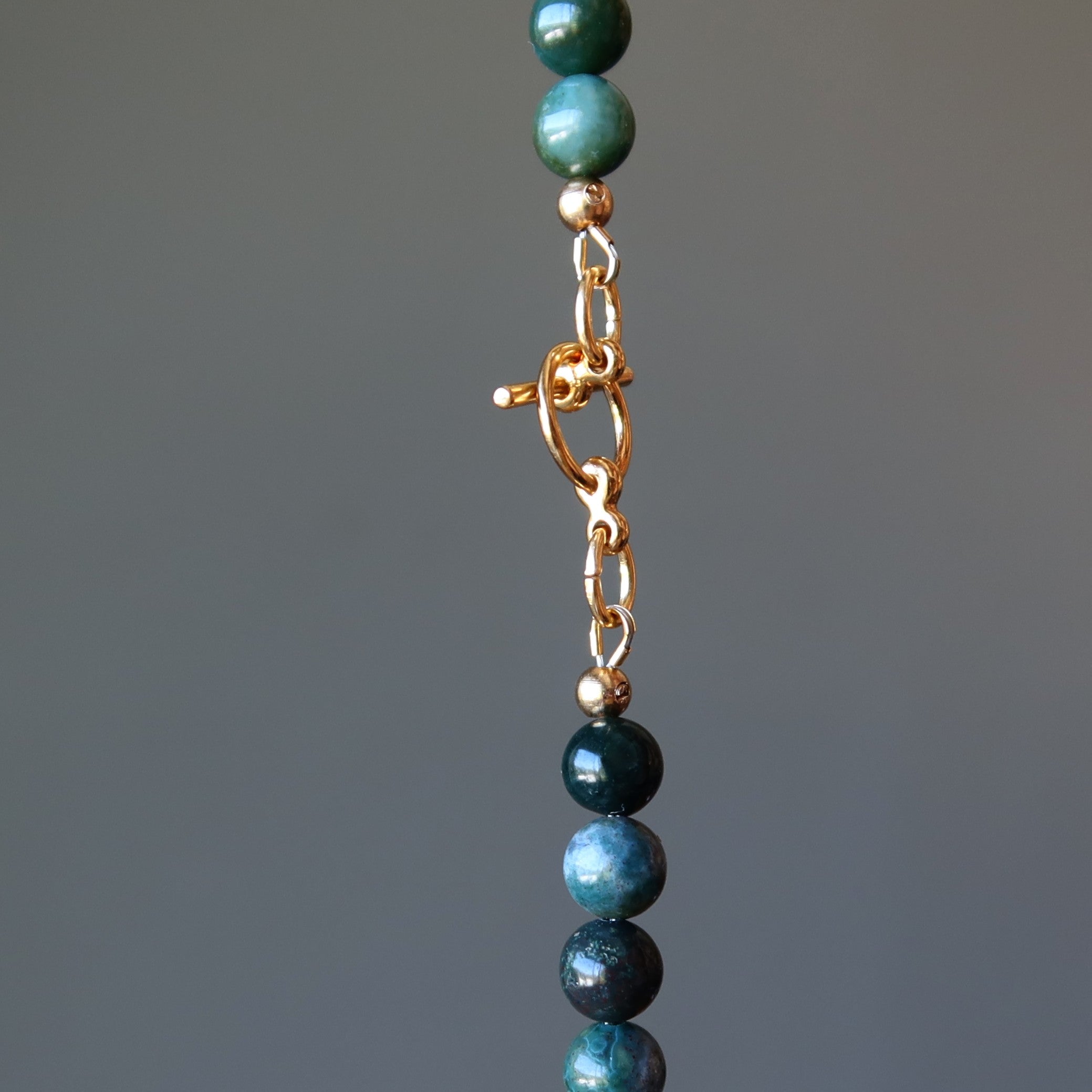 Bloodstone Necklace Brave Soul Gold Arrowhead
