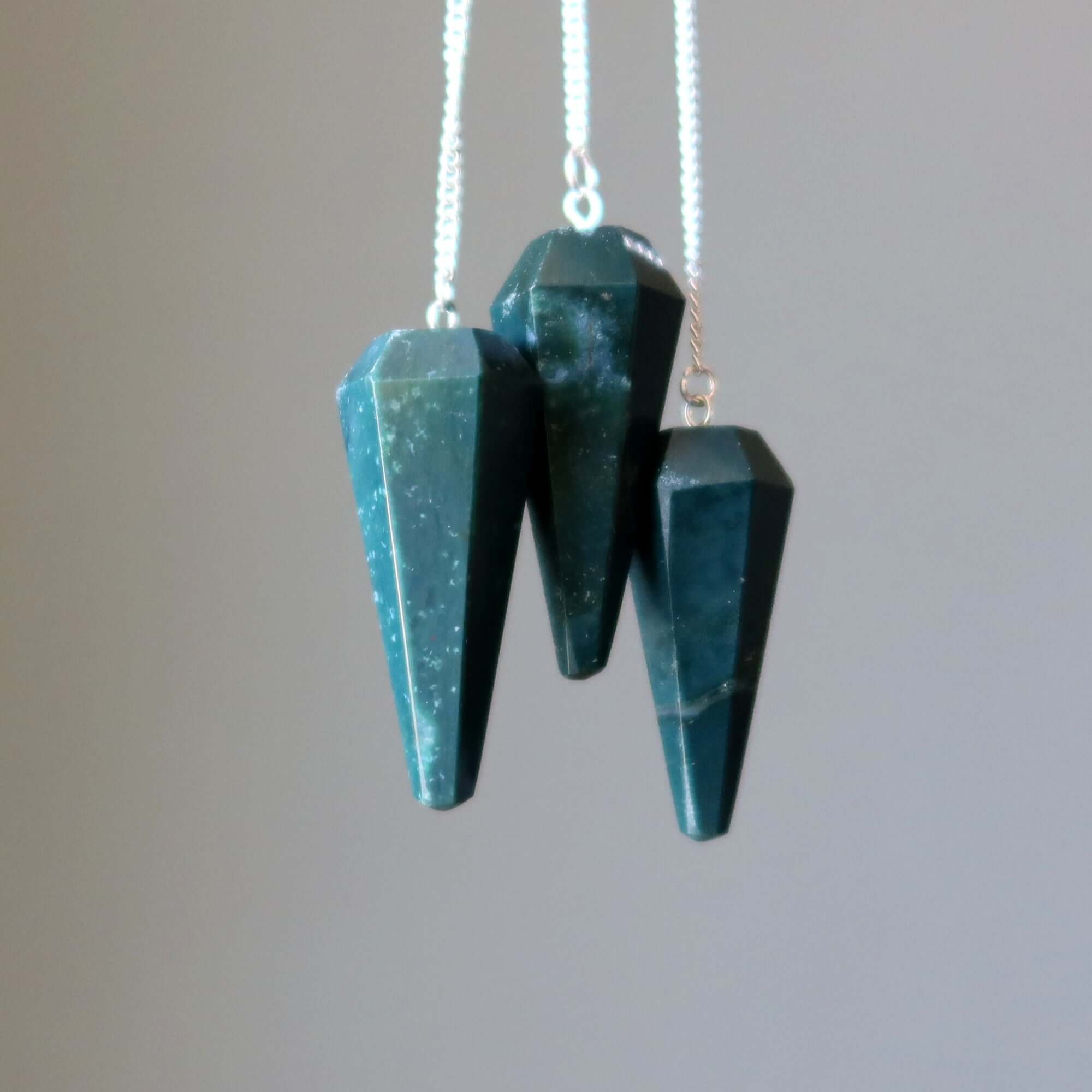 Pendentif en héliotrope - Aide à la prise de décision - Divination
