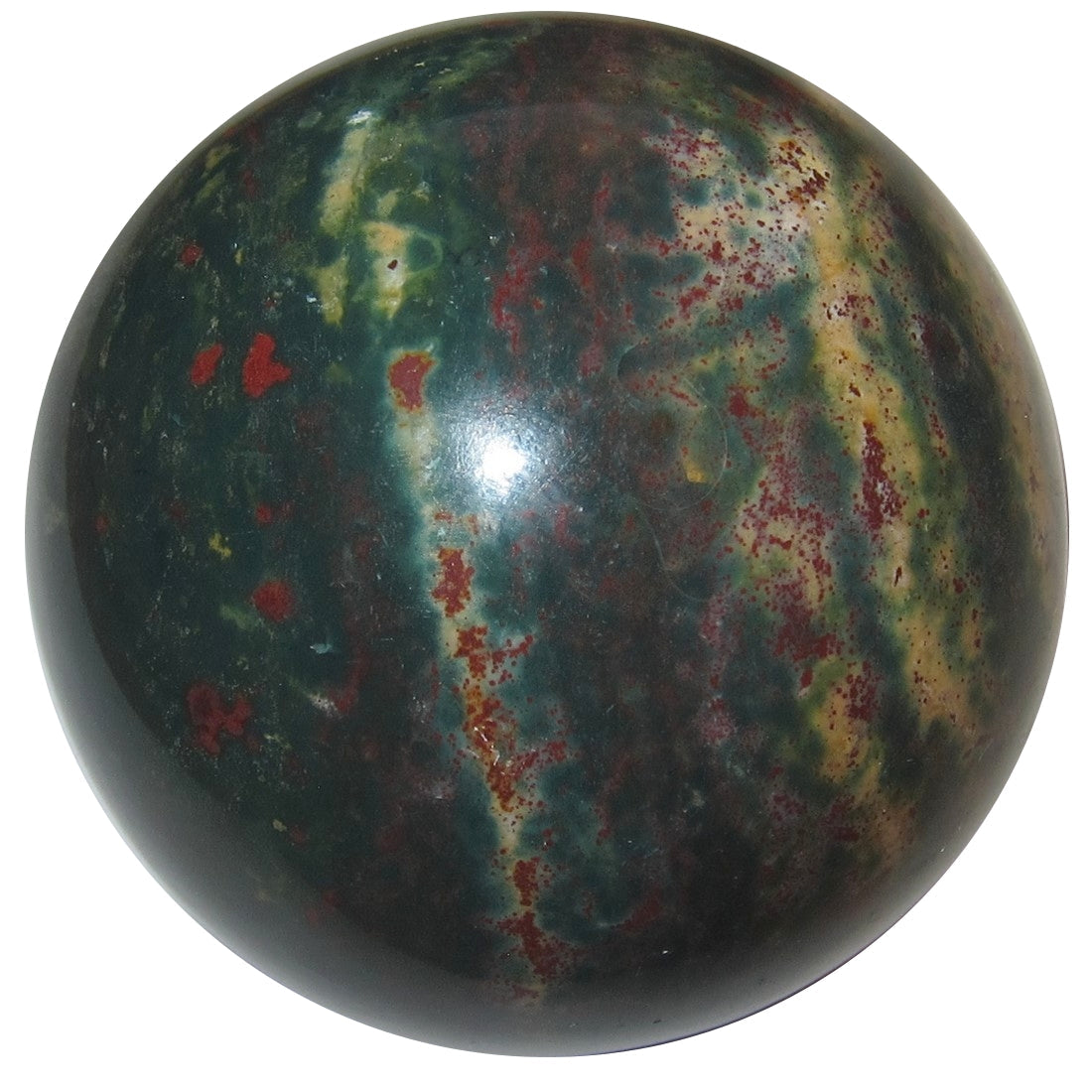 Bloodstone Sphere Festive Abundance Crystal Ball