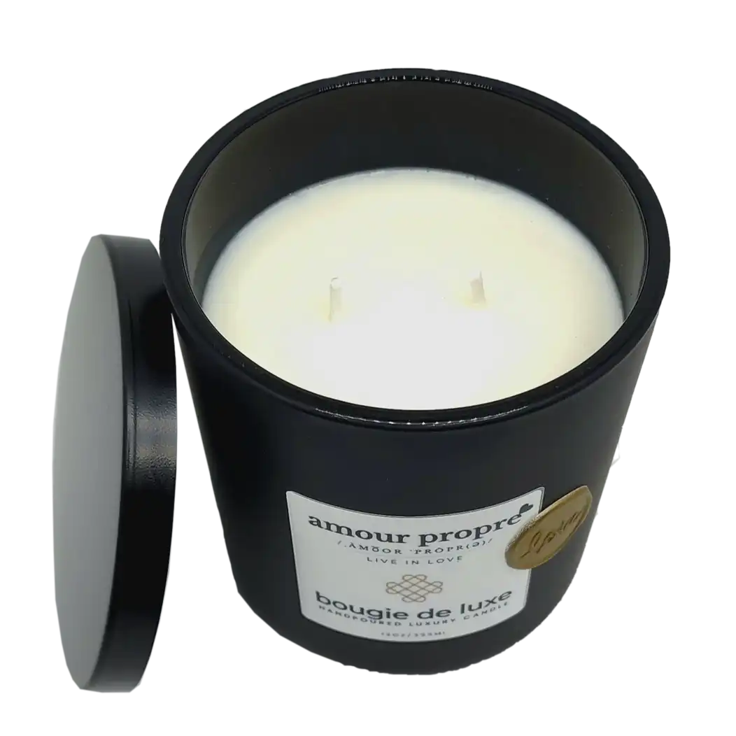 bougie de luxe handgegossene Luxus-Sojakerze - 340 g