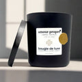 bougie de luxe handgegossene Luxus-Sojakerze - 340 g