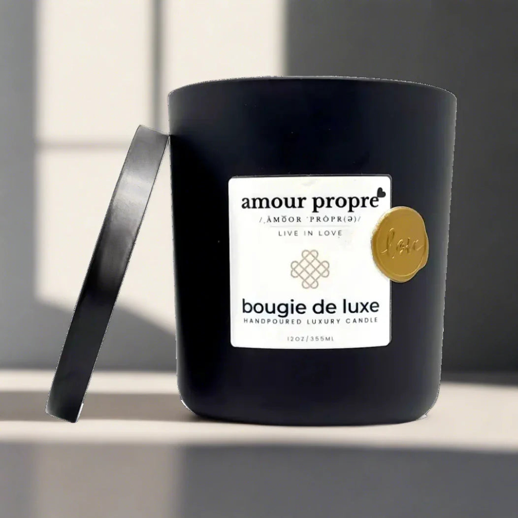 bougie de luxe handgegossene Luxus-Sojakerze - 340 g