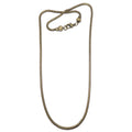 Collier chaîne en laiton, or vieilli, gros serpent