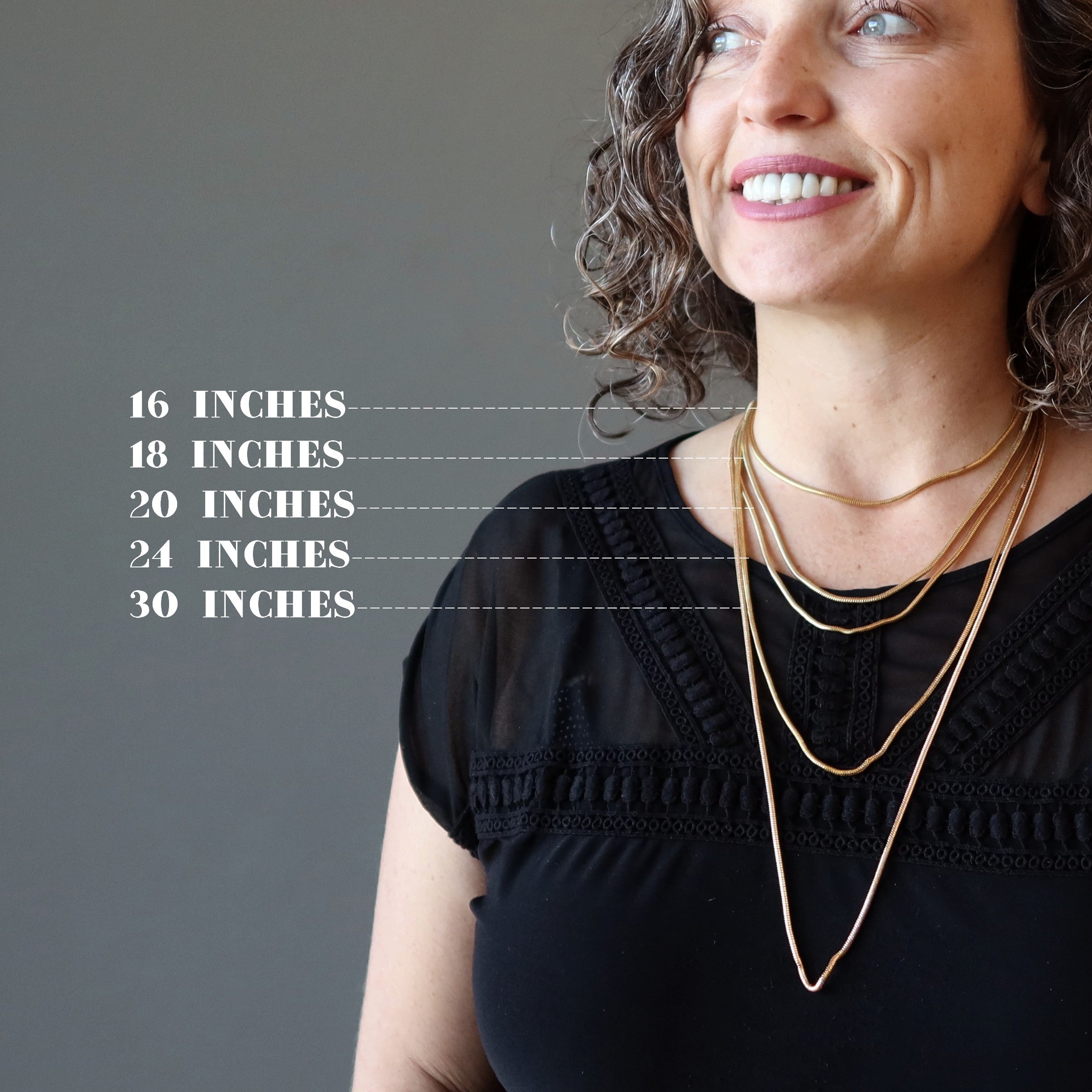 Brass Chain Necklace Gold-Plated Thick Snake