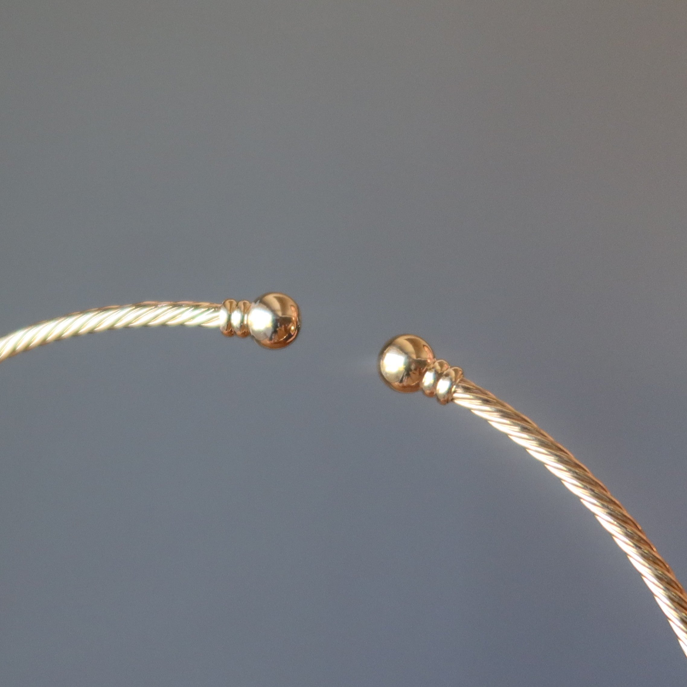 Gold Choker Necklace Fashion Forward Thick Twist
