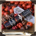 ( PRE-ORDER 2 week turnaround ) 
BUBBLING CAULDRON BODY OIL 1/3oz. For Manifestation, Divination & Samhain Protection.