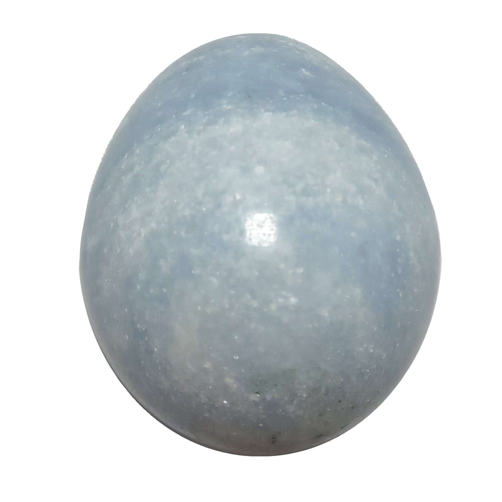 Blue Calcite Egg Renewed Hope Energy Calming Crystal