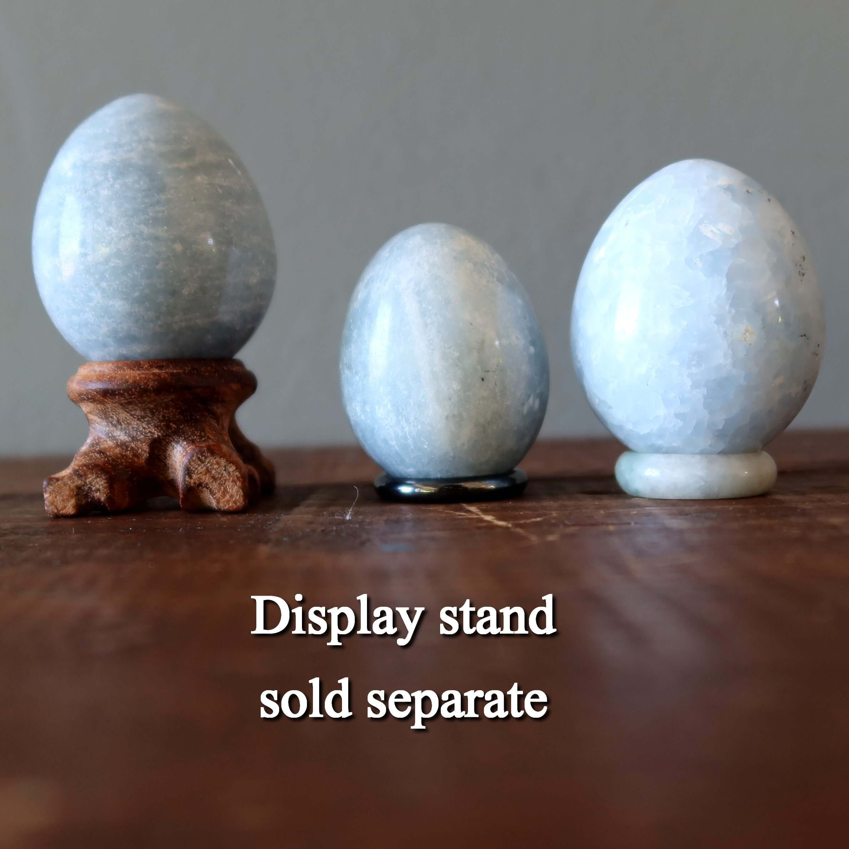 Blue Calcite Egg Renewed Hope Energy Calming Crystal