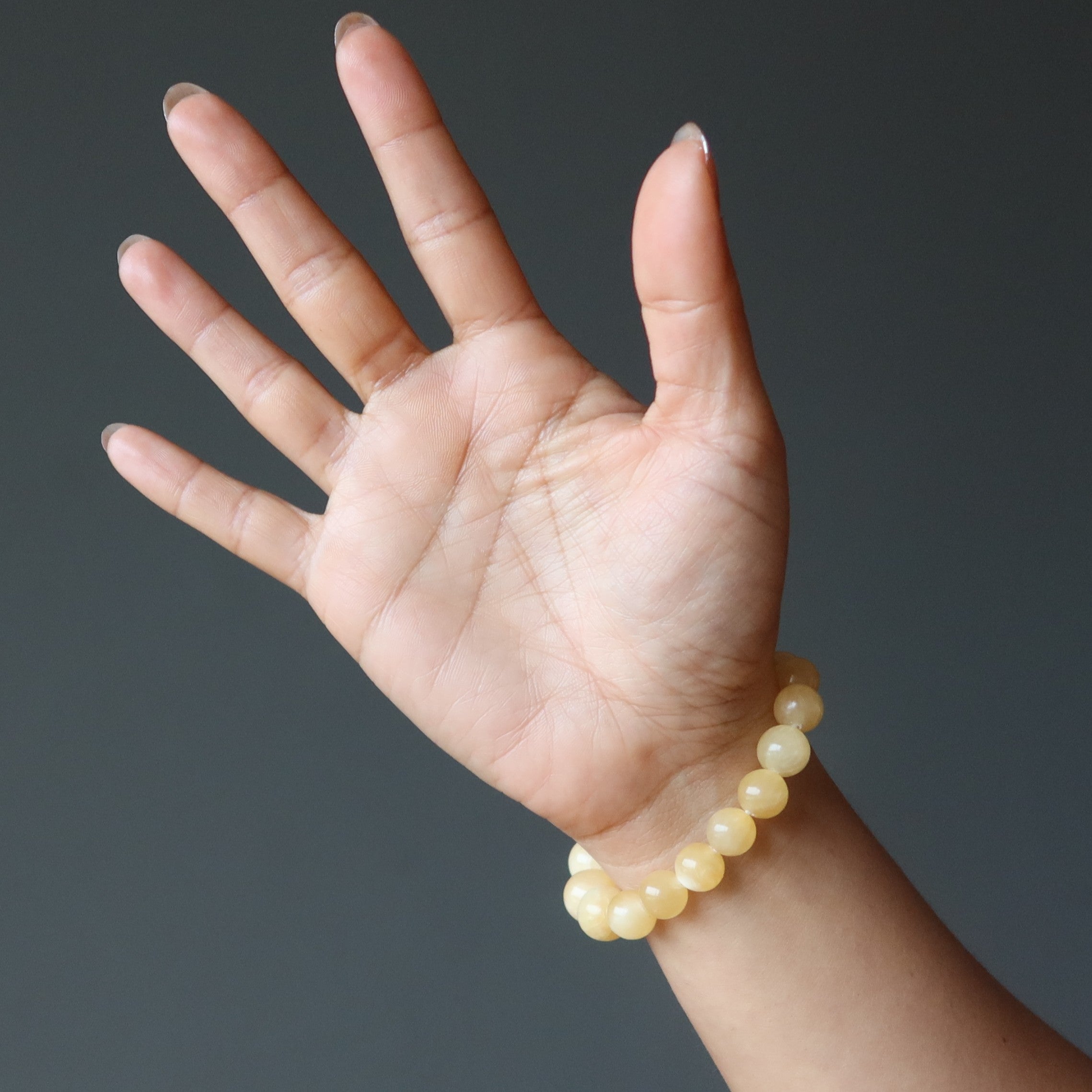 Yellow Calcite Bracelet Sunshine Happiness Crystal