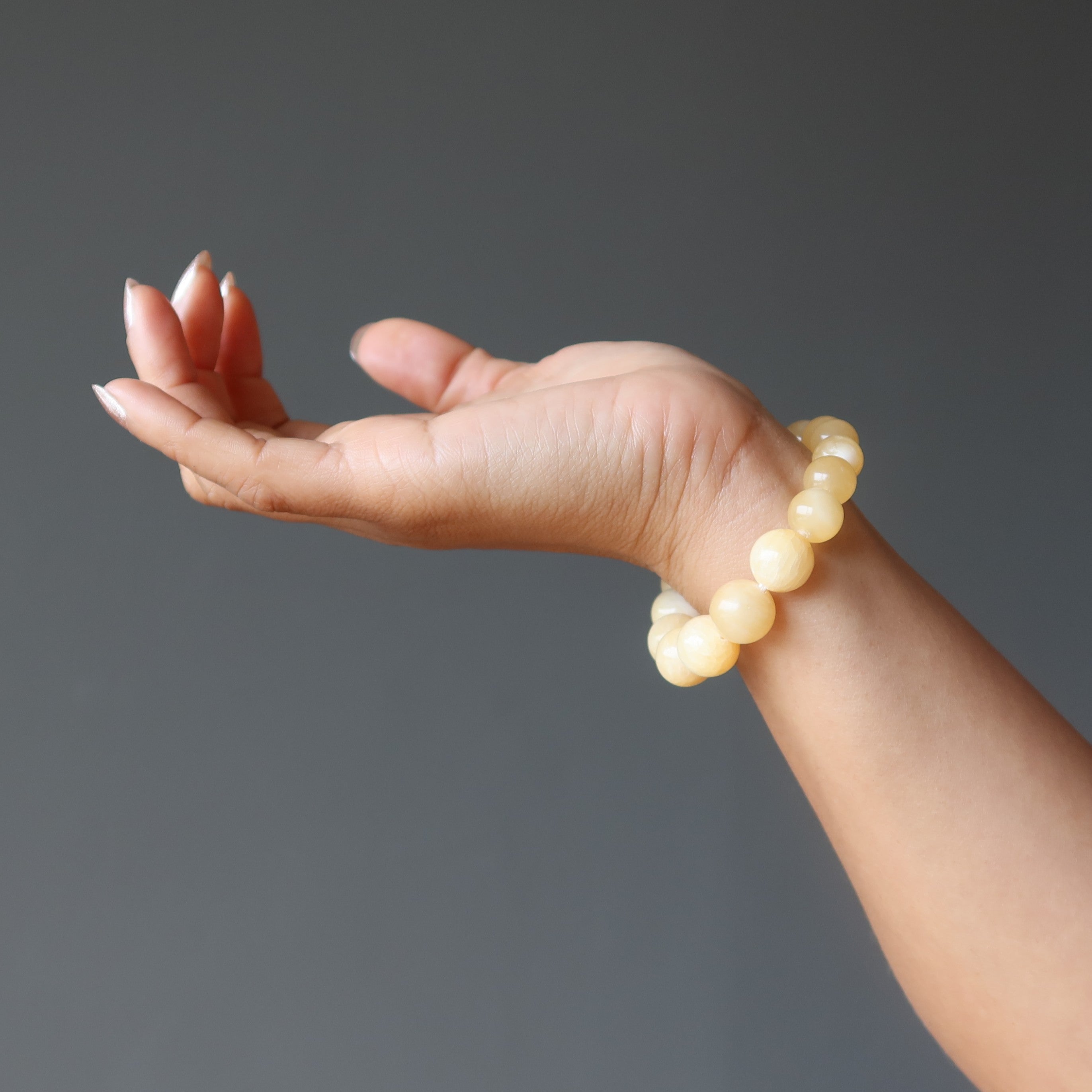 Yellow Calcite Bracelet Sunshine Happiness Crystal