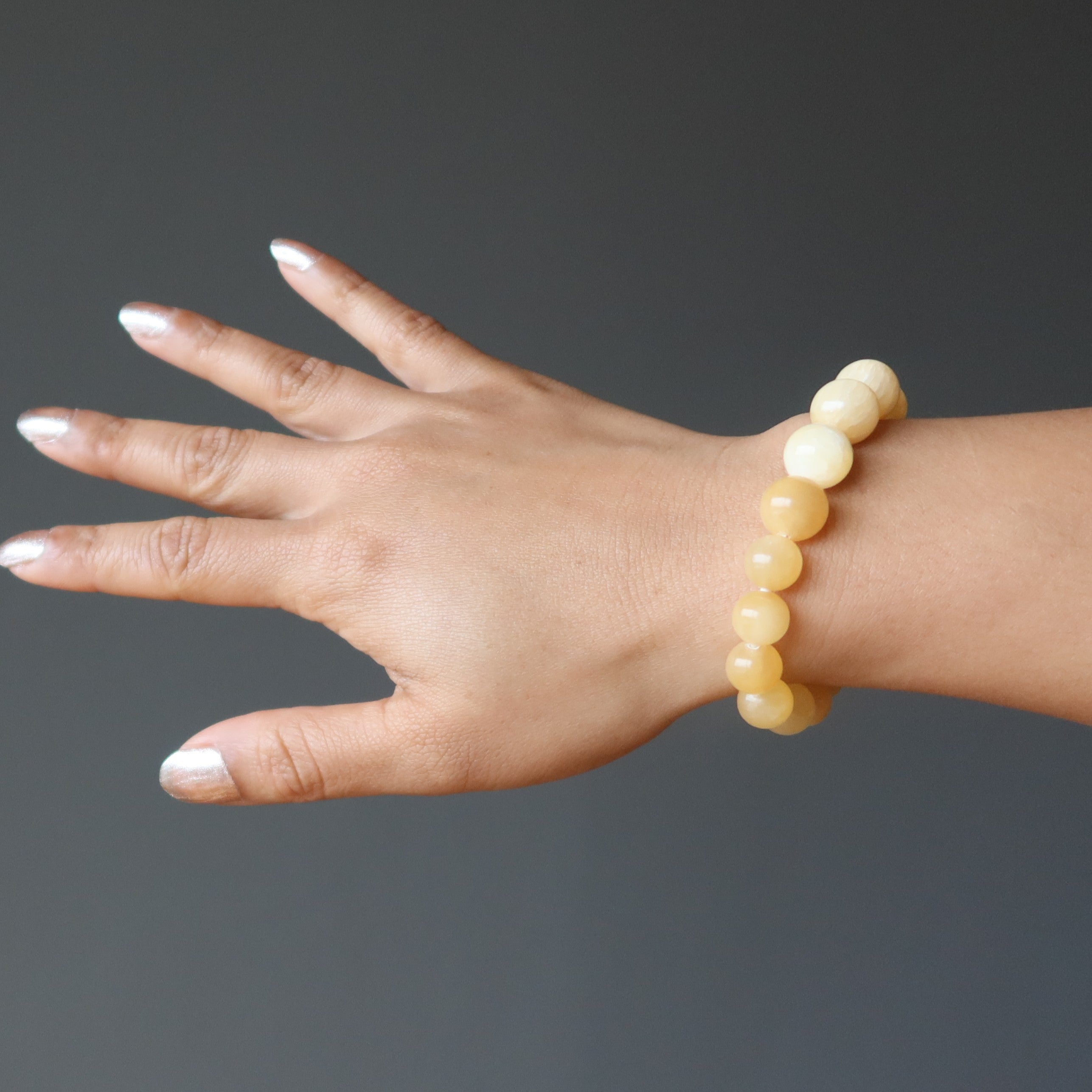 Yellow Calcite Bracelet Sunshine Happiness Crystal