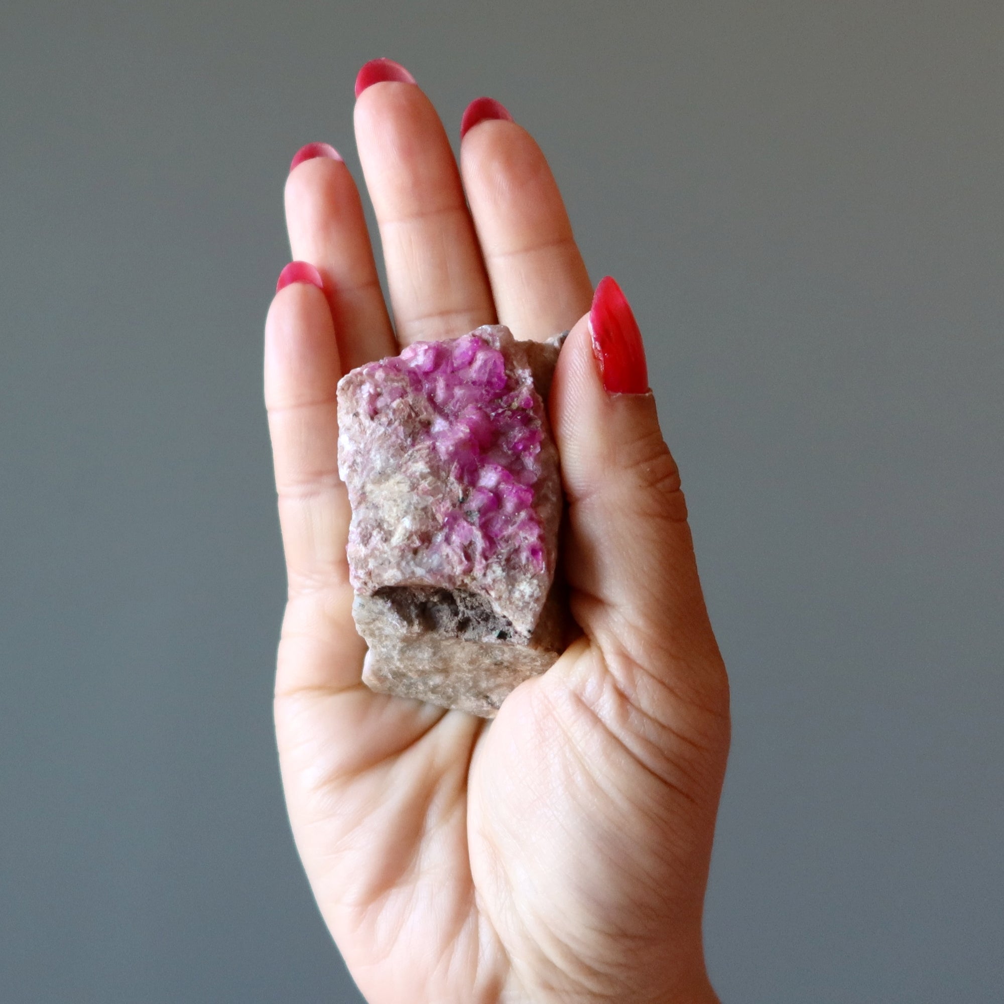 Pink Calcite Cluster Cobaltoan Aphrodite Hot Love Stone