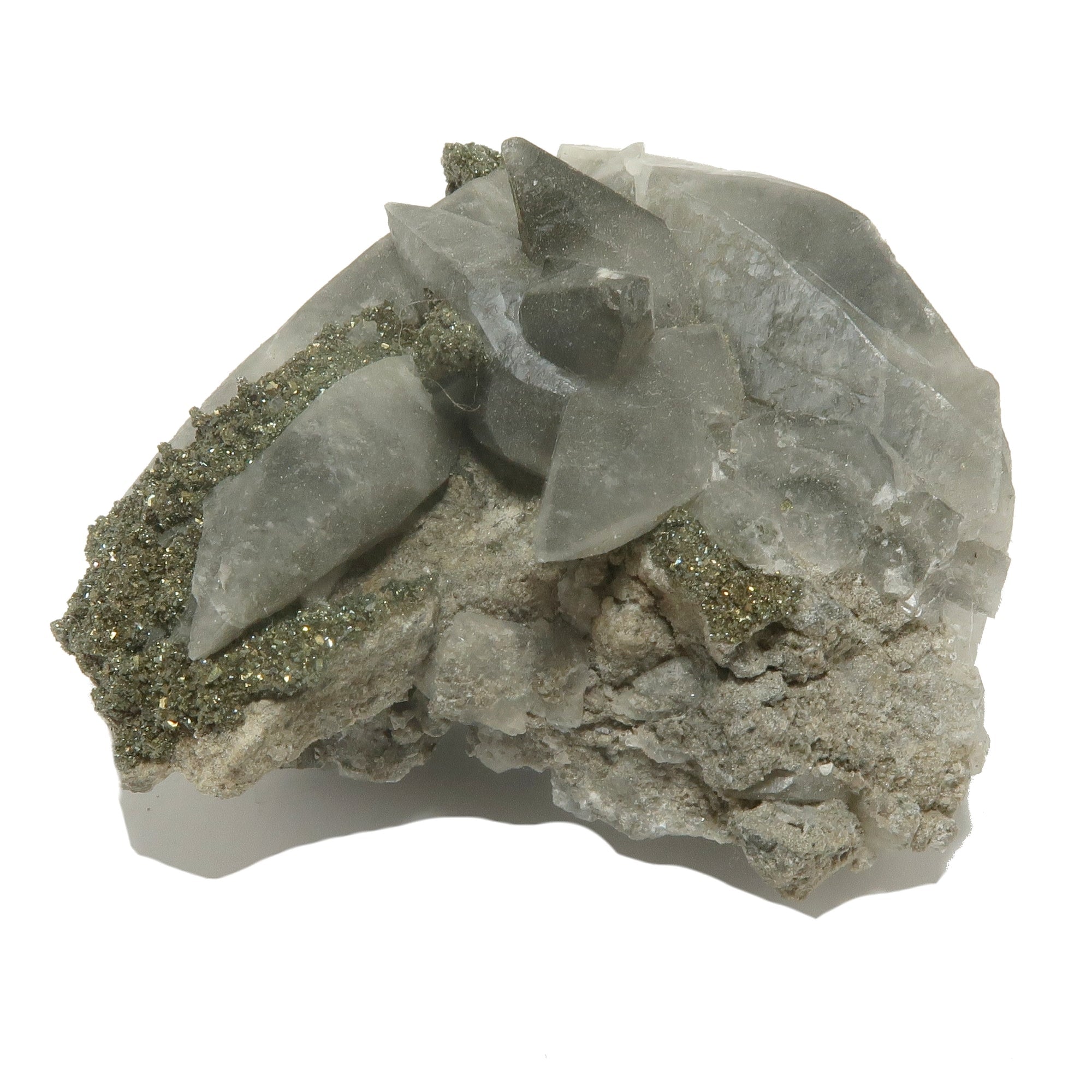 Dogtooth Calcite Cluster Gold Chalcopyrite Breathtaking Gems
