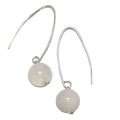 White Calcite Earrings Clear Mind Crystals