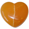 Orangencalcit Herz Golden Liebe Glücklicher Kristall