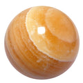 Orange Calcite Sphere Positive Energy Mood Lift Crystal Ball