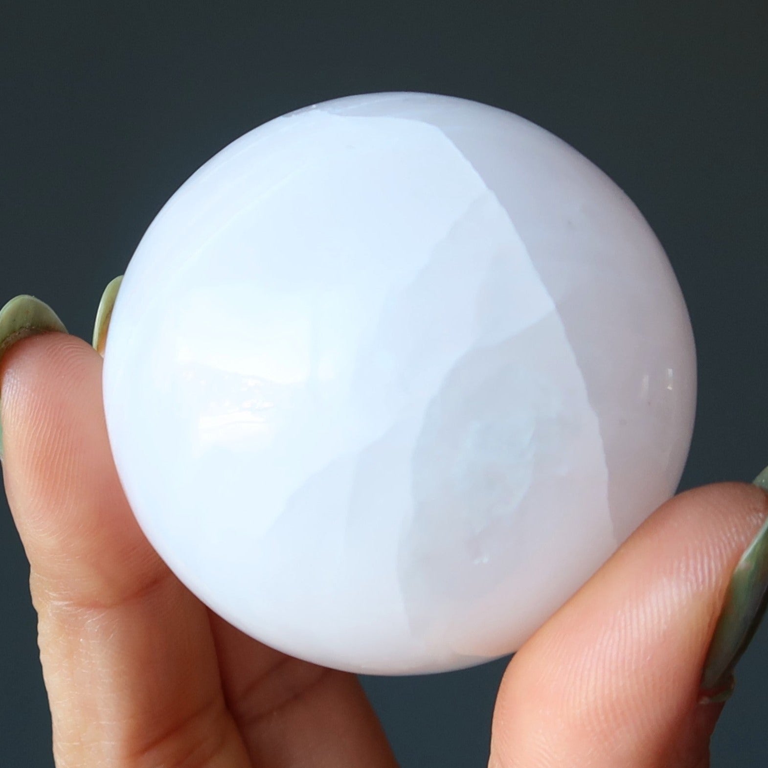 Sphère de calcite rose Mangano "Easy Breezy" boule de cristal