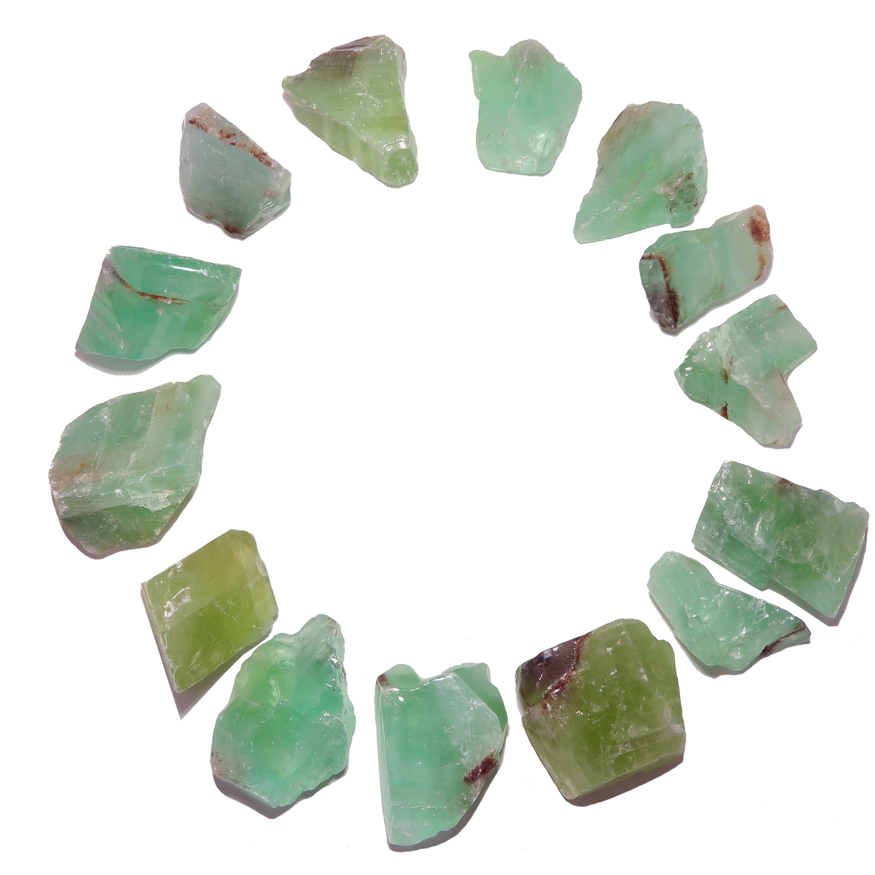 Green Calcite Raw Crystal Jolly Jelly Joy Stone