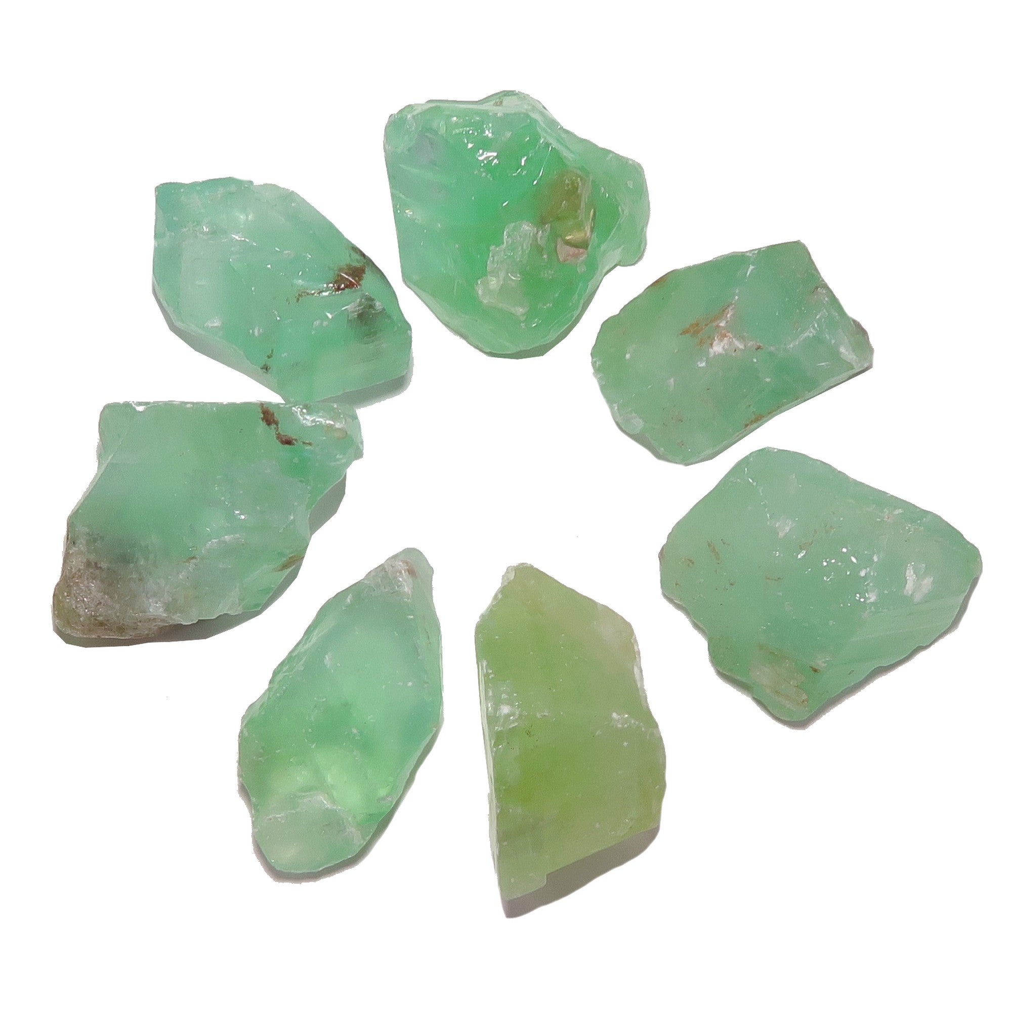 Green Calcite Raw Crystal Jolly Jelly Joy Stone