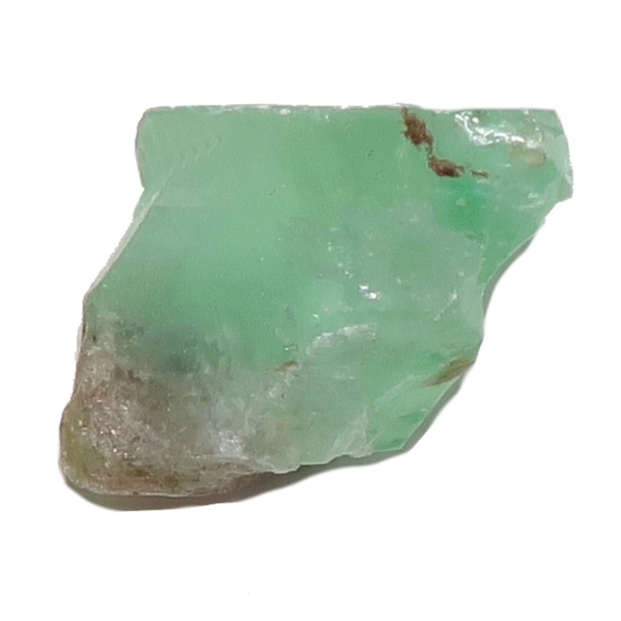 Grüner Calcit Rohkristall Jolly Jelly Joy Stein