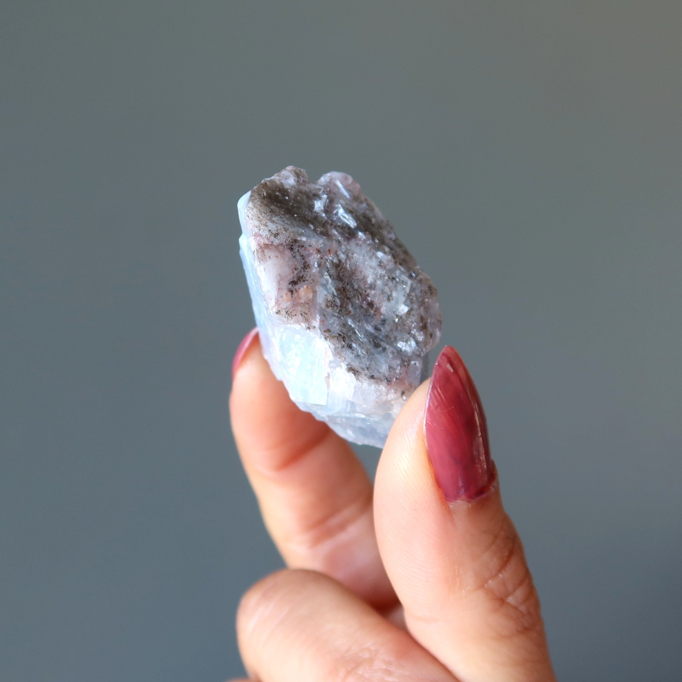 Rohkristallbündel Blauer Calcit, Himmelsmandala, 35 Stück
