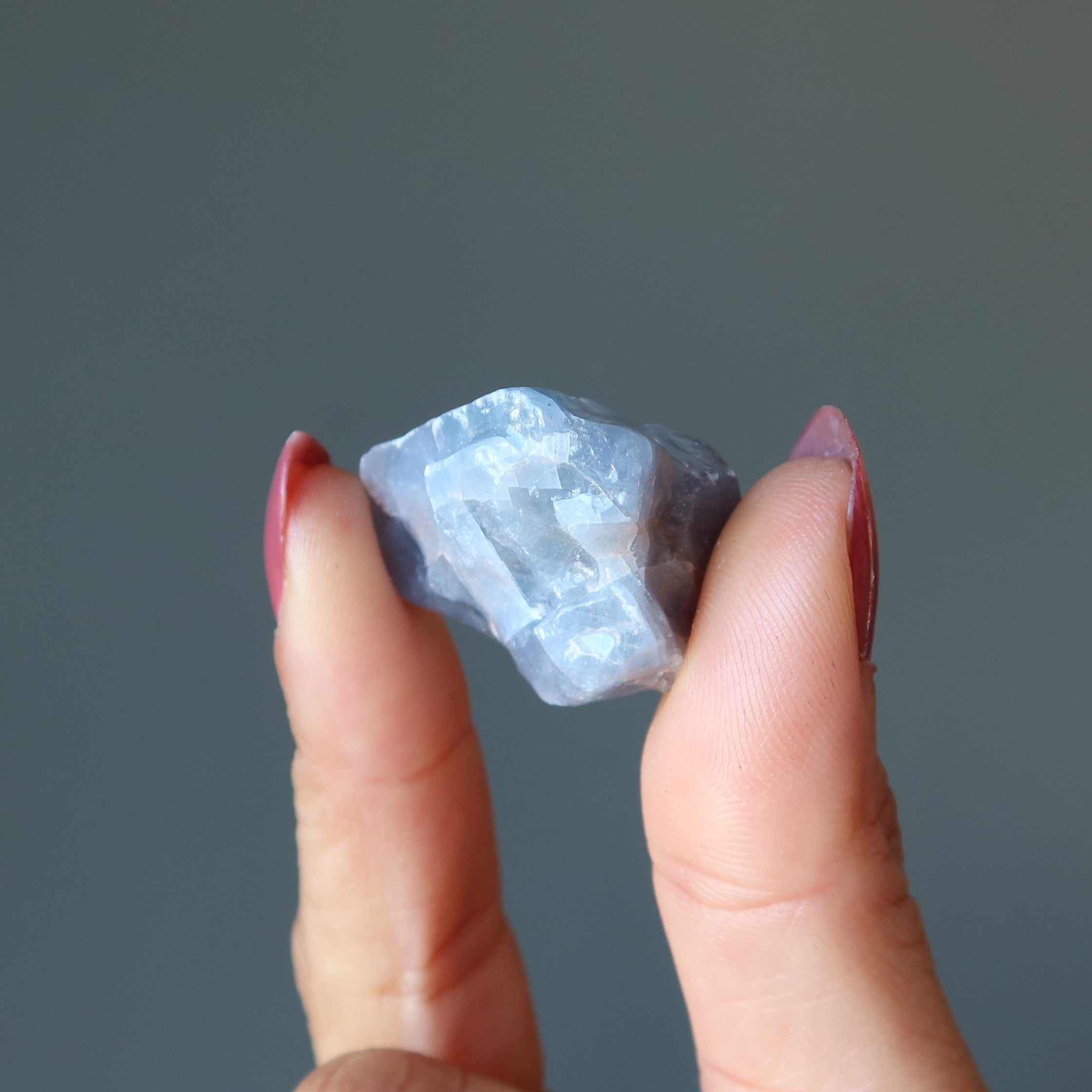Rohkristallbündel Blauer Calcit, Himmelsmandala, 35 Stück