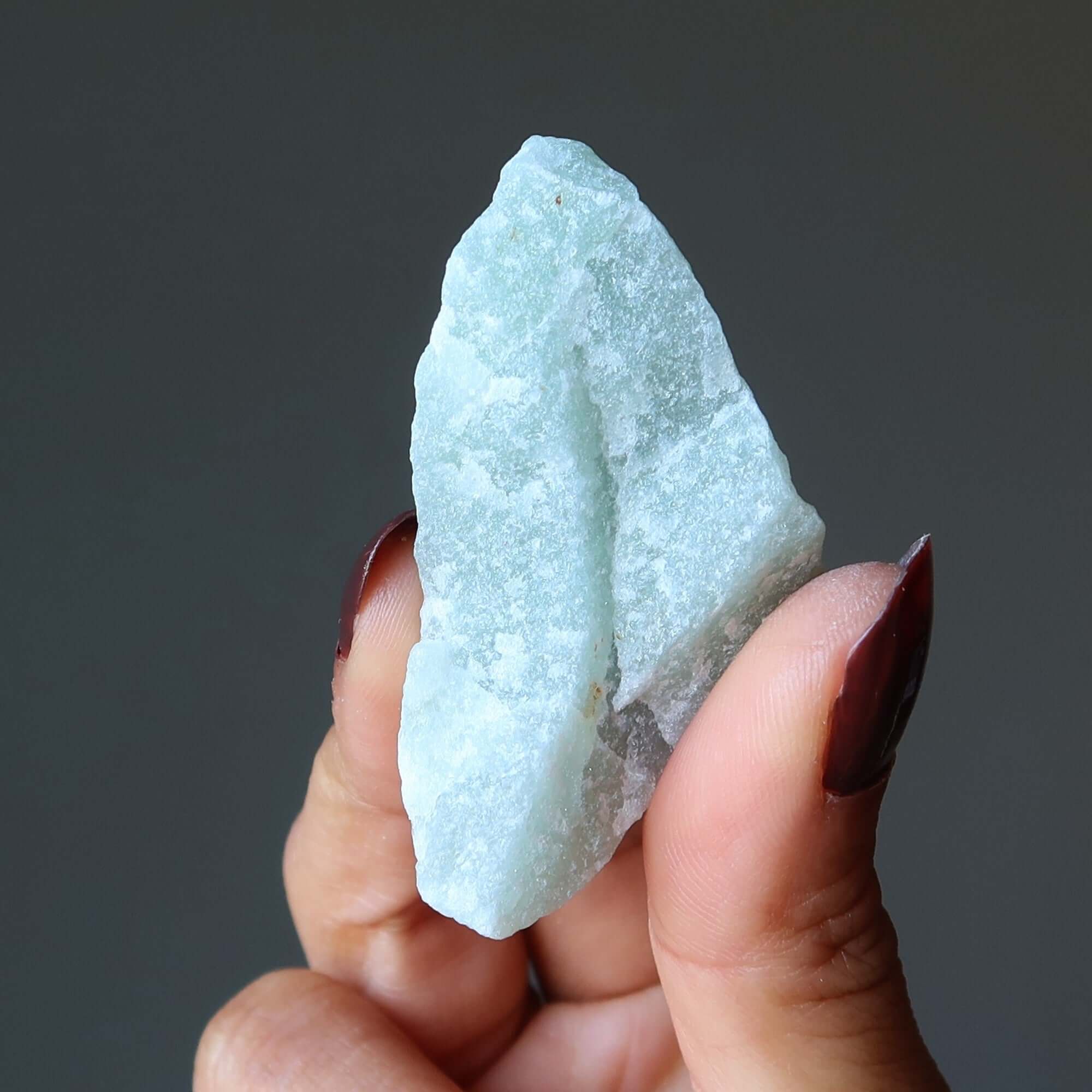 Green Calcite Raw Crystal Love of Money Matte Stone
