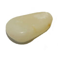 Cristal de confiance roulé en calcite jaune