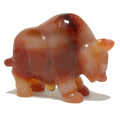 Carnelian Buffalo Courage Vitality Orange Guardian Animal