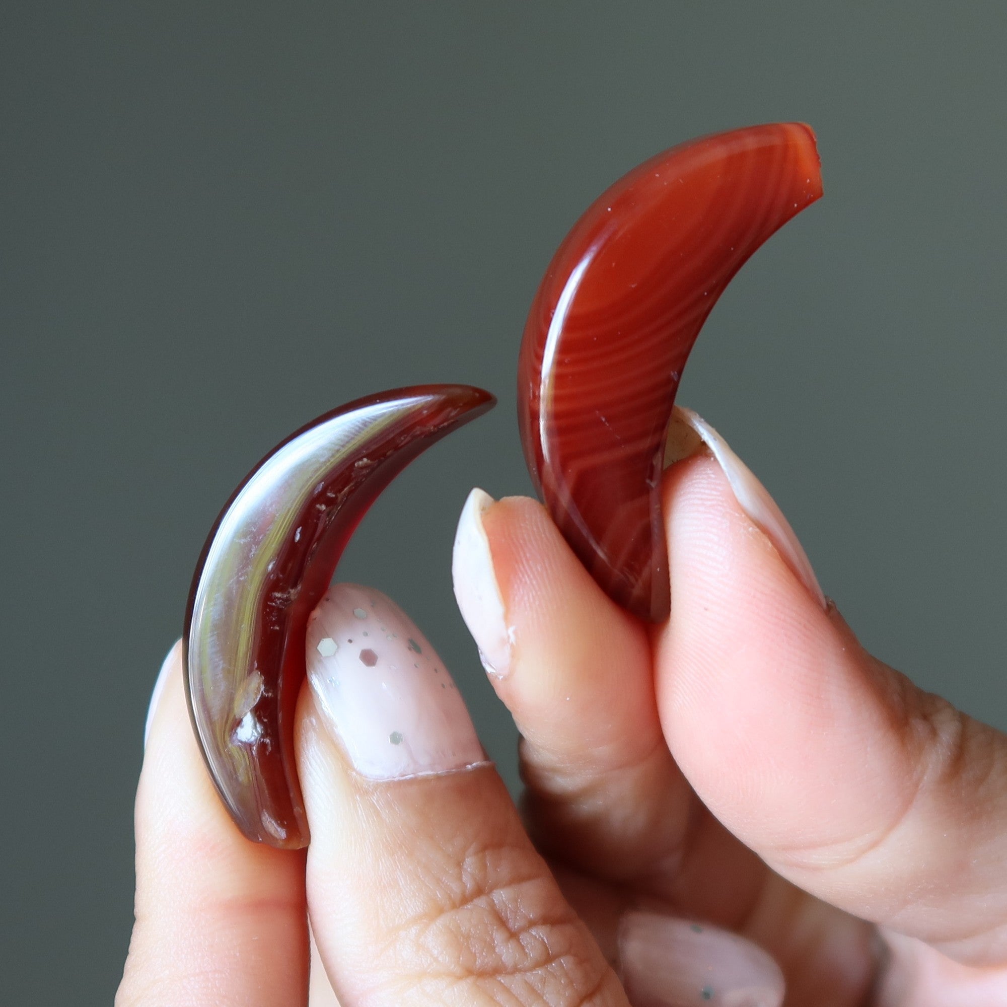 Carnelian Crystal Bundle Heart Moon Wounded Warriors