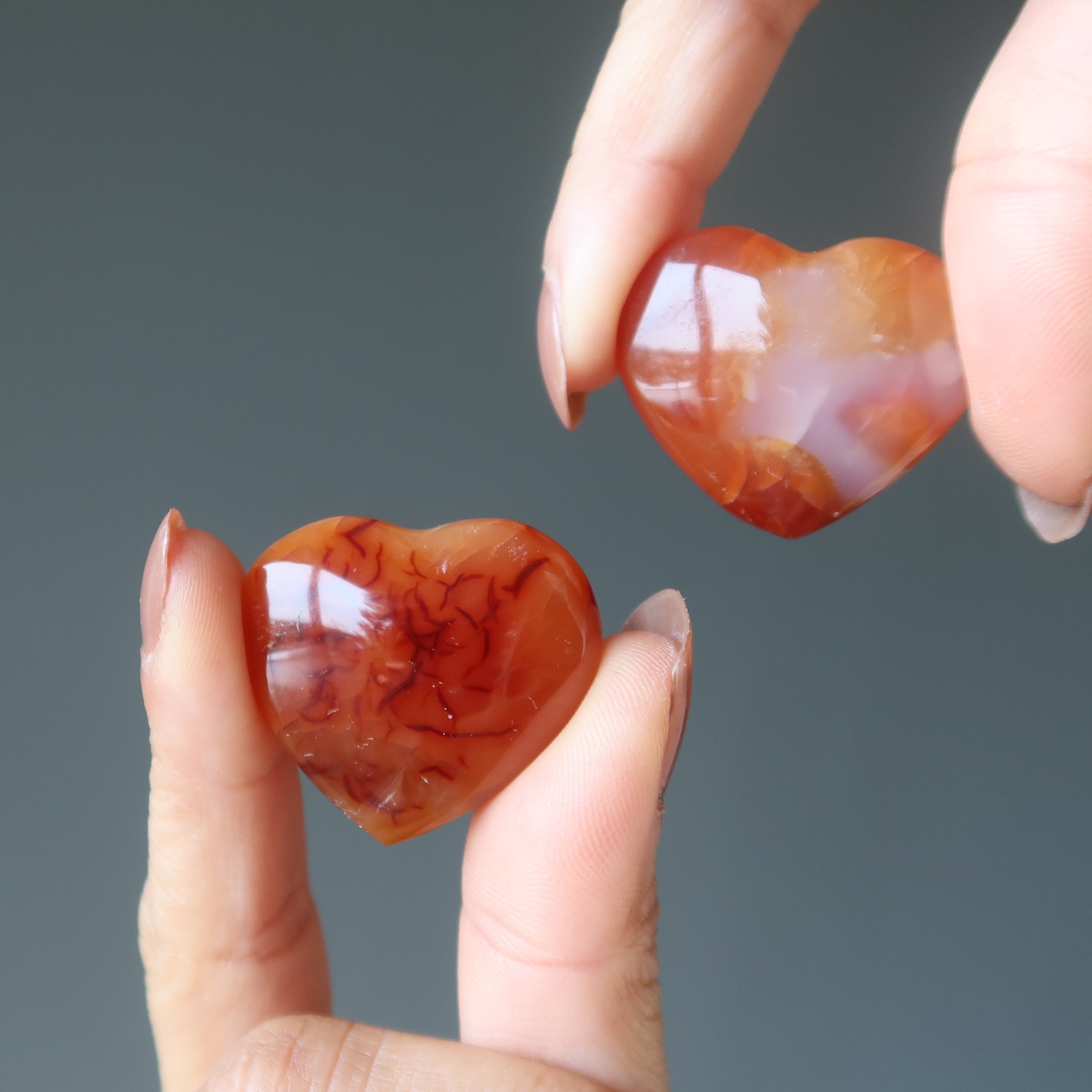 Karneol Herz Liebe Begehren Rot Orange Kristall