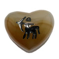 Carnelian Heart Centaur Passion Sagittarius Zodiac Stone