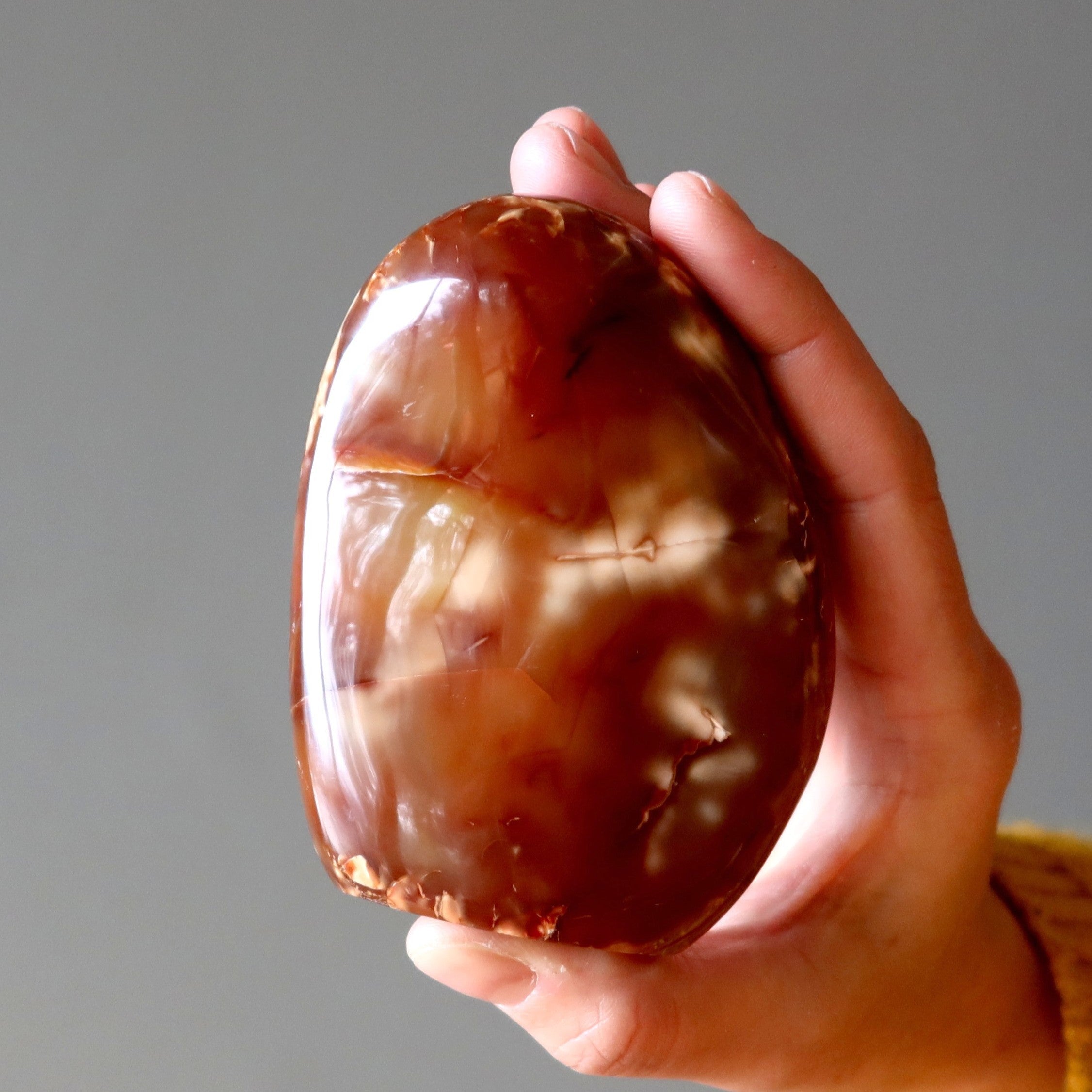 Carnelian Display Stone Bright Shiny Good Energy Crystal